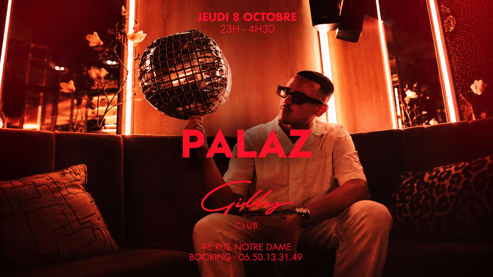 Gilly Club - Palaz Jeudi 8 Octobre Cover