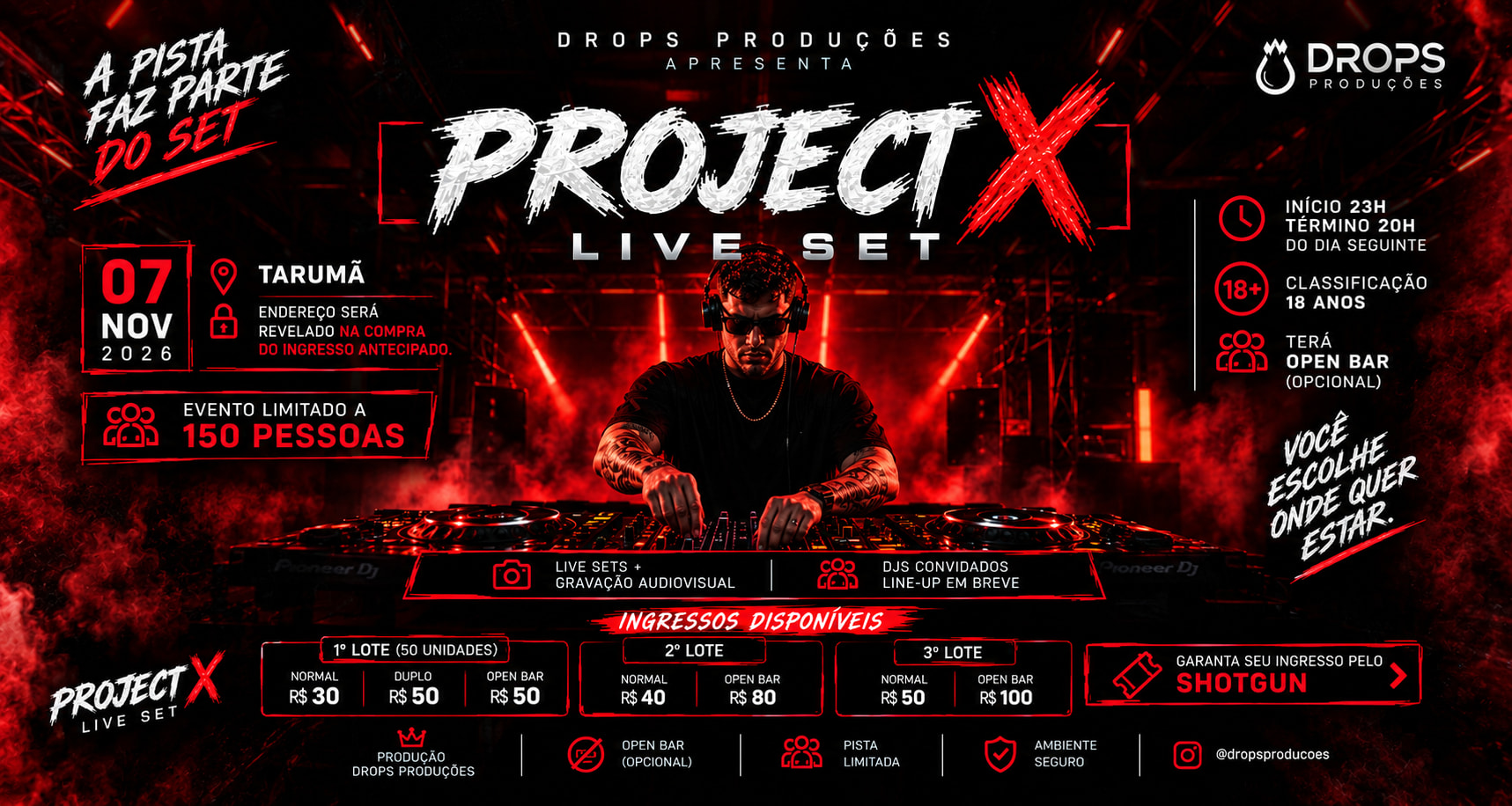 Project X - Live Set Cover