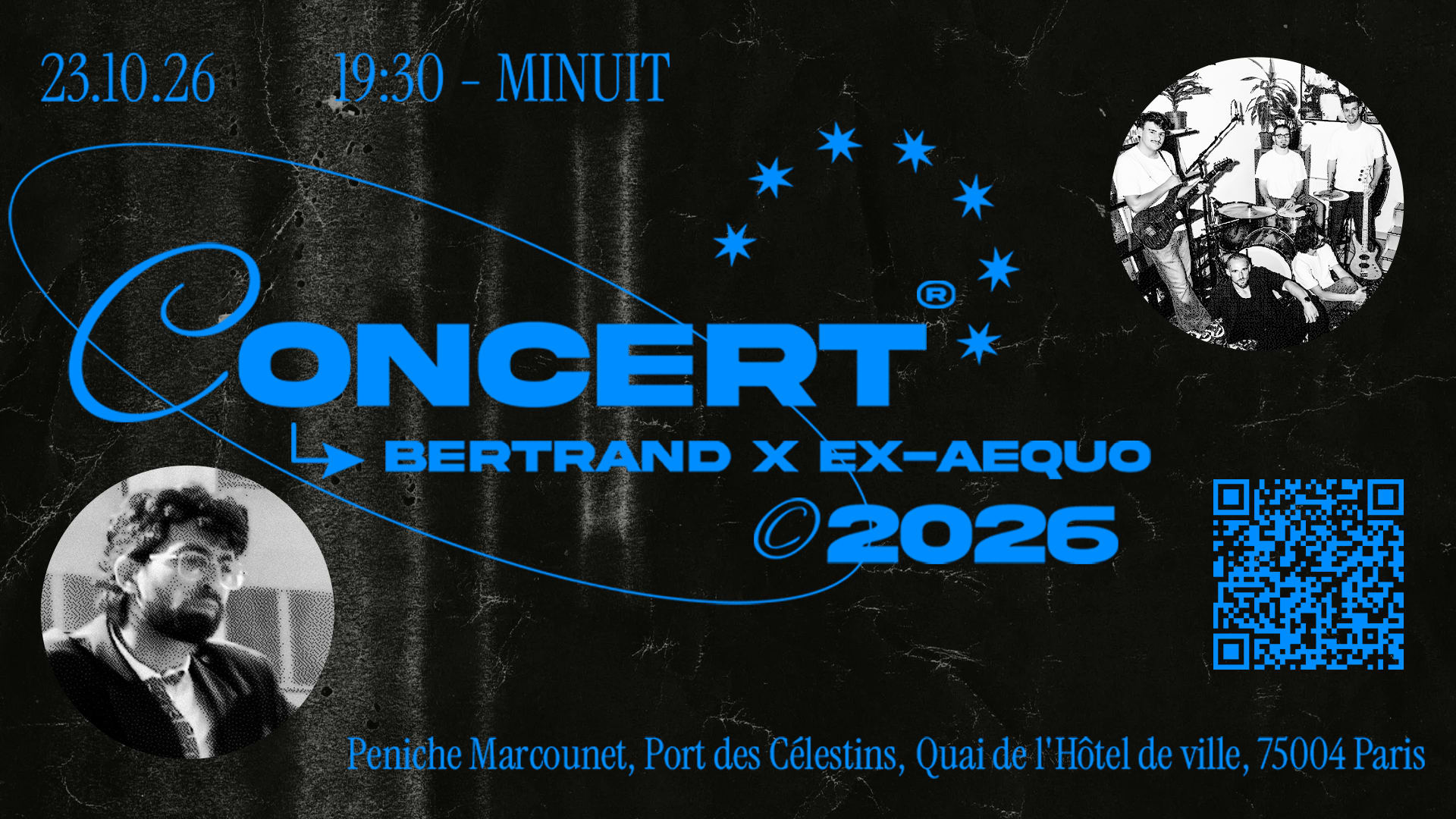 Bertrand X Ex-Æquo - Péniche Marcounet Cover