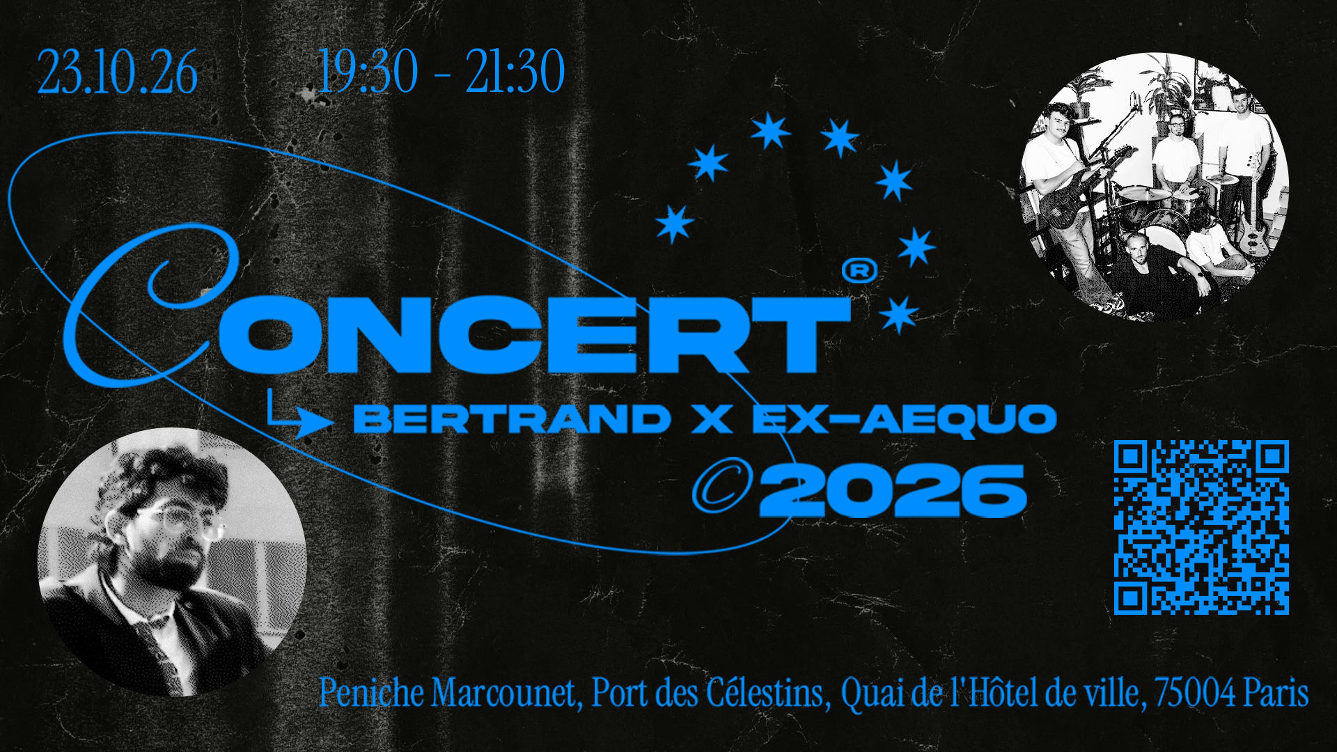 Bertrand X Ex-Æquo - Péniche Marcounet Cover