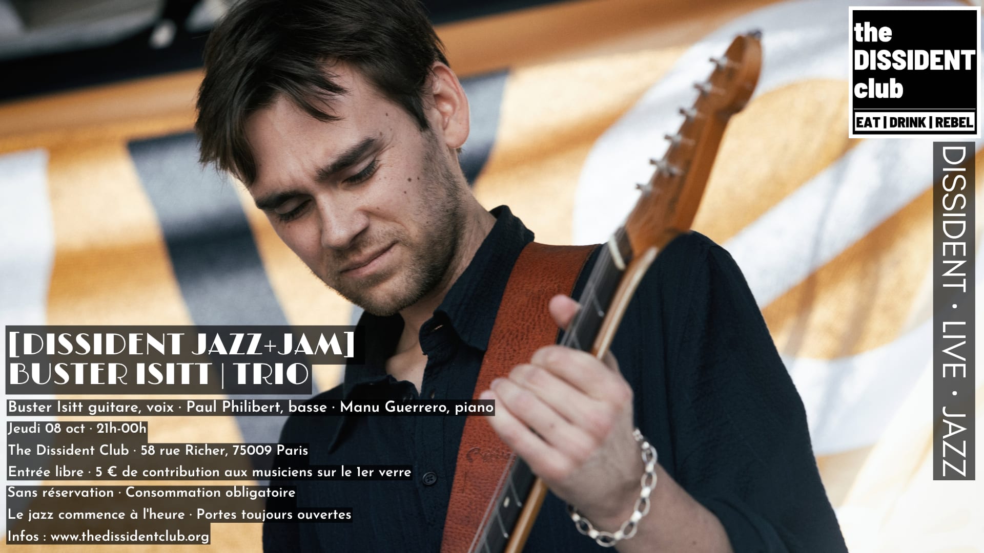 [Dissident Jazz+Jam] Buster Isitt | Trio Cover