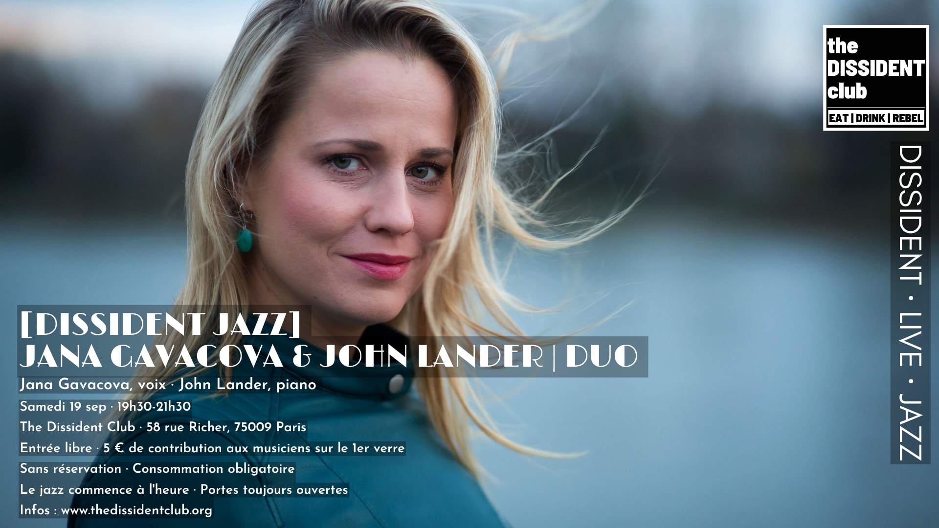 [Dissident Jazz] Jana Gavacova & John Lander | Duo Cover