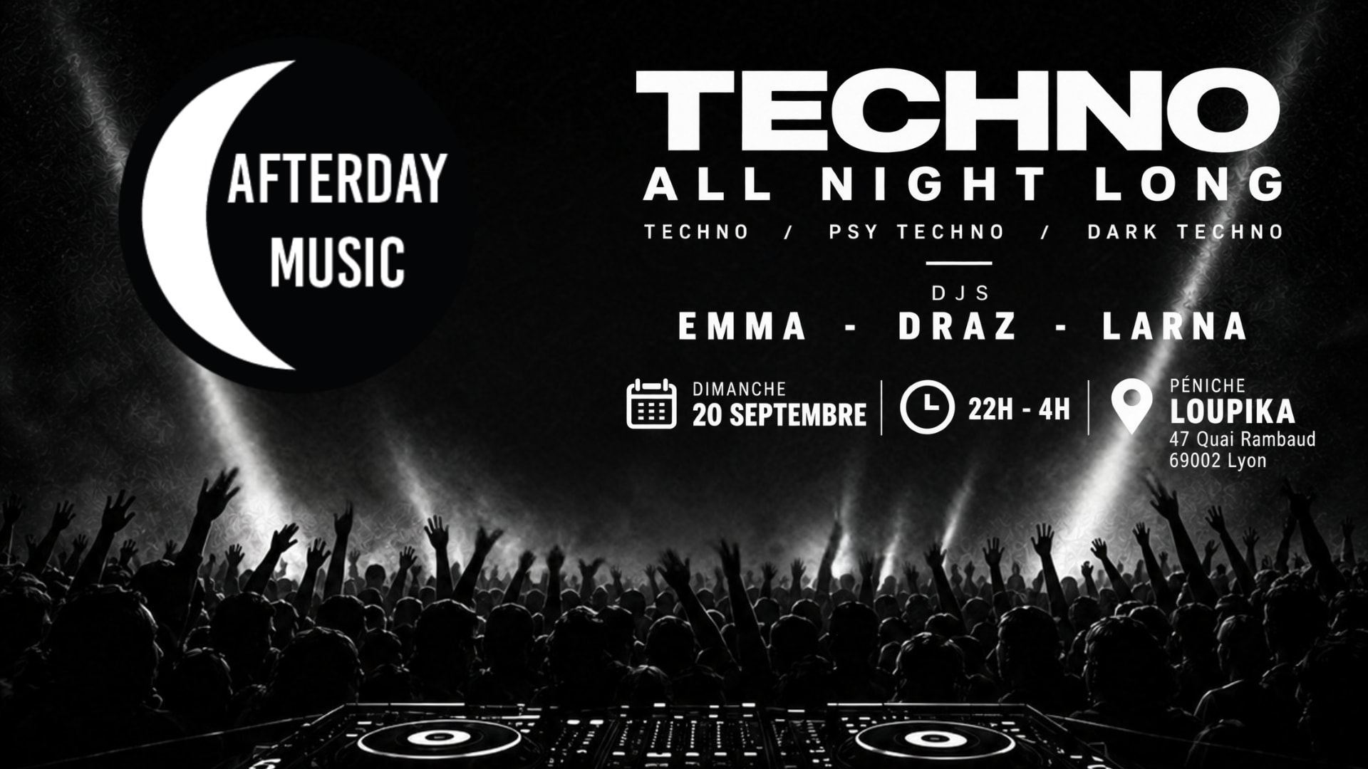 Techno All Night Long - Loupika | Emma - Draz - Larna Cover