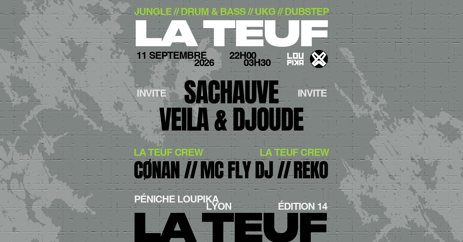 La Teuf #14 : Veila & Djoude + Sachauve Cover