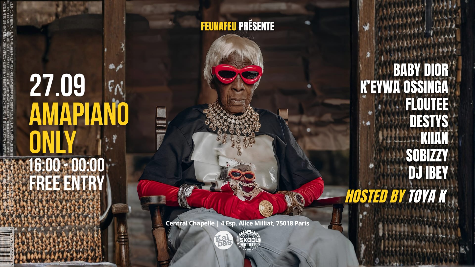 Feunafeu Amapiano Only — Central Chapelle Cover