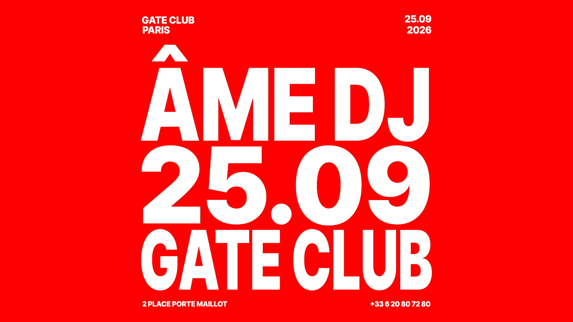 Âme Dj X Gate Club Paris Cover