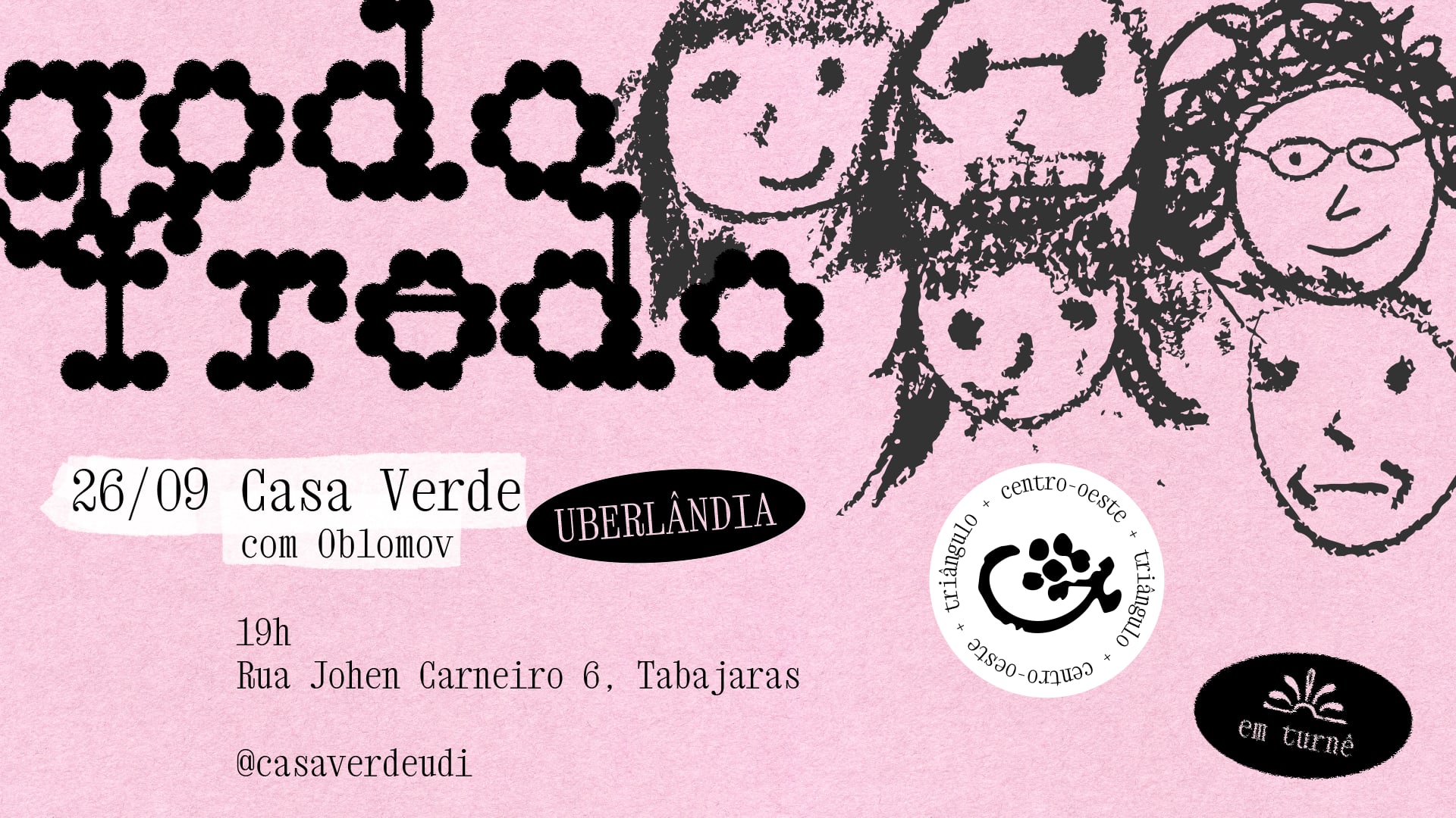 Godofredo + Oblomov Na Casa Verde (Uberlândia) Cover