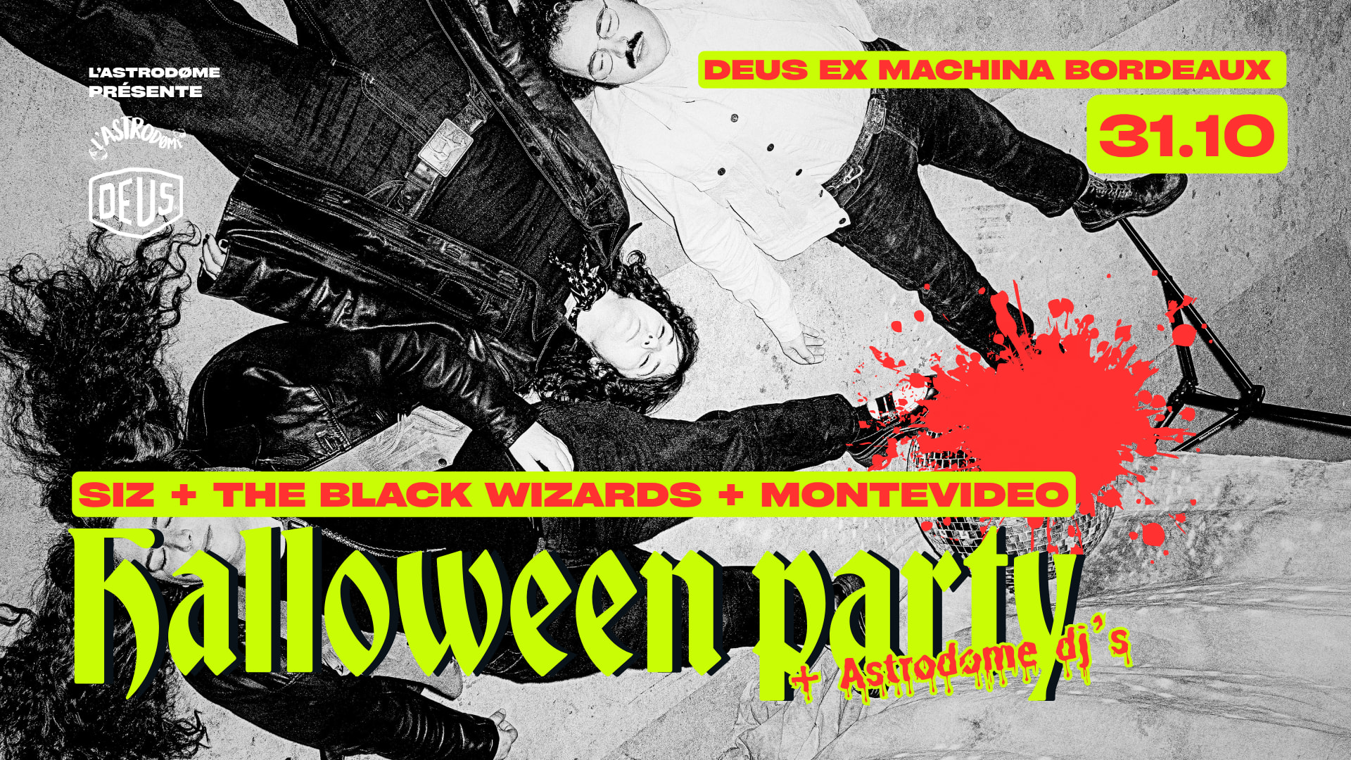 Halloween Party 2026 - Deus Ex Machina Bordeaux Cover