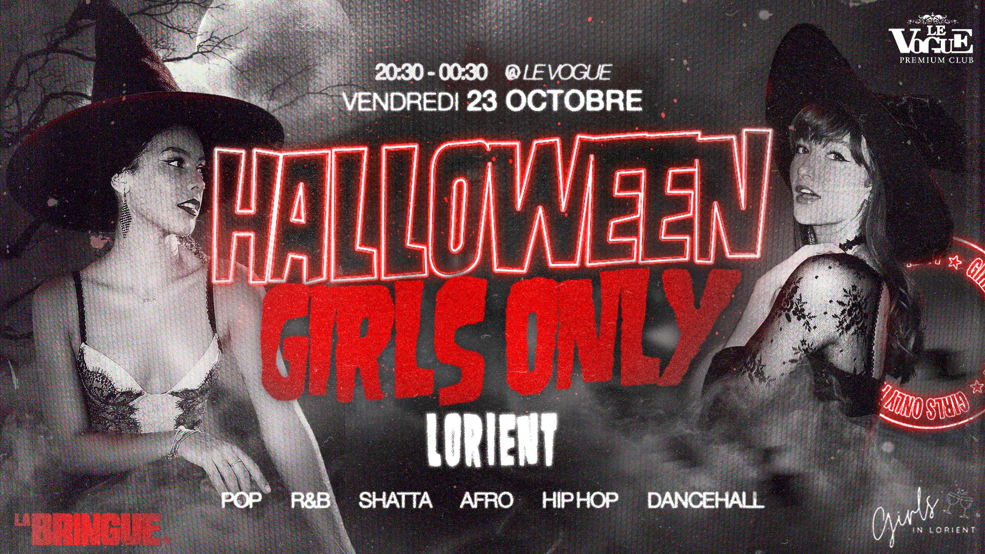 La Bringue - Halloween Girls Only - Lorient Cover