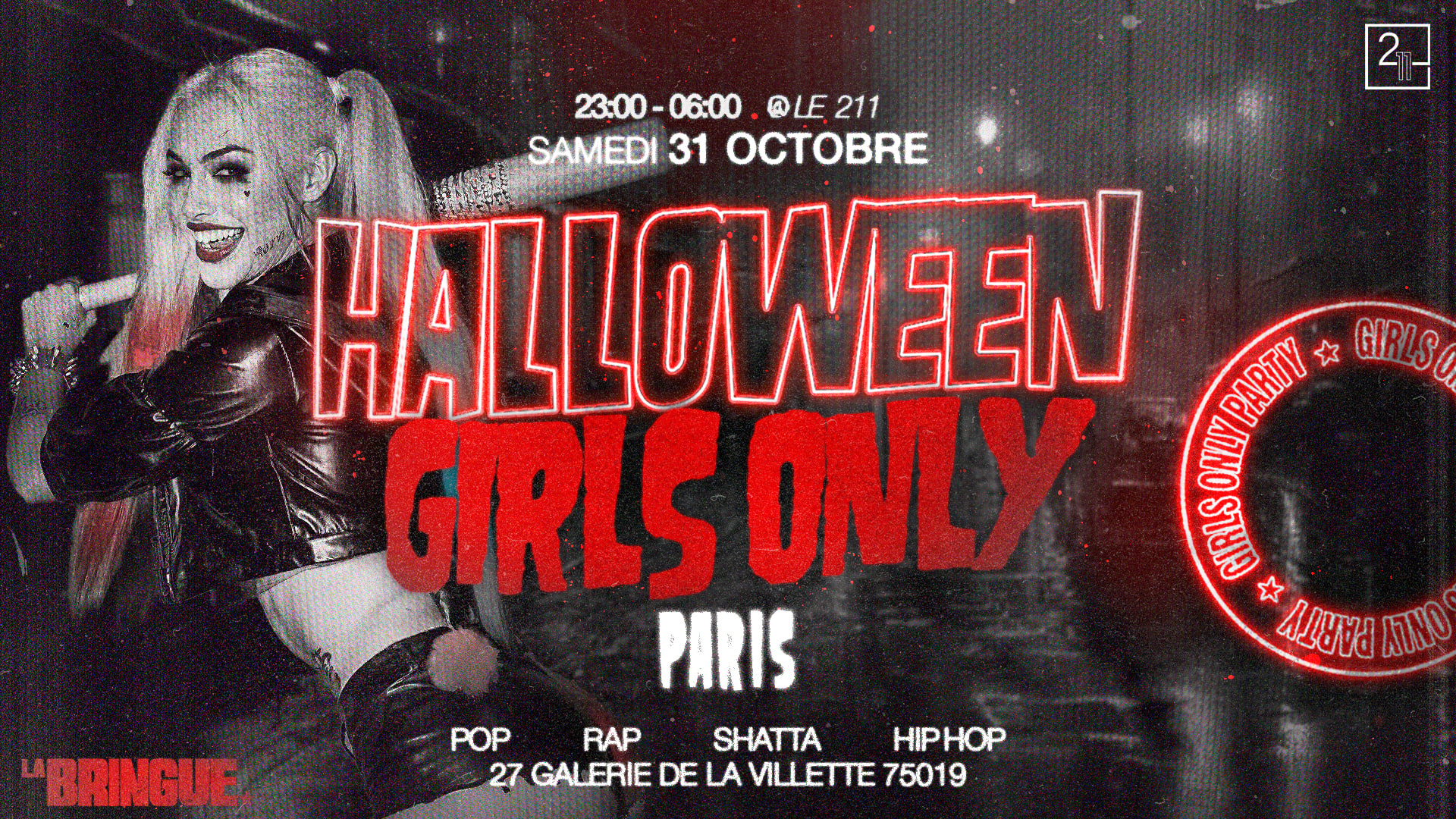 La Bringue - Halloween Girls Only - Paris Cover