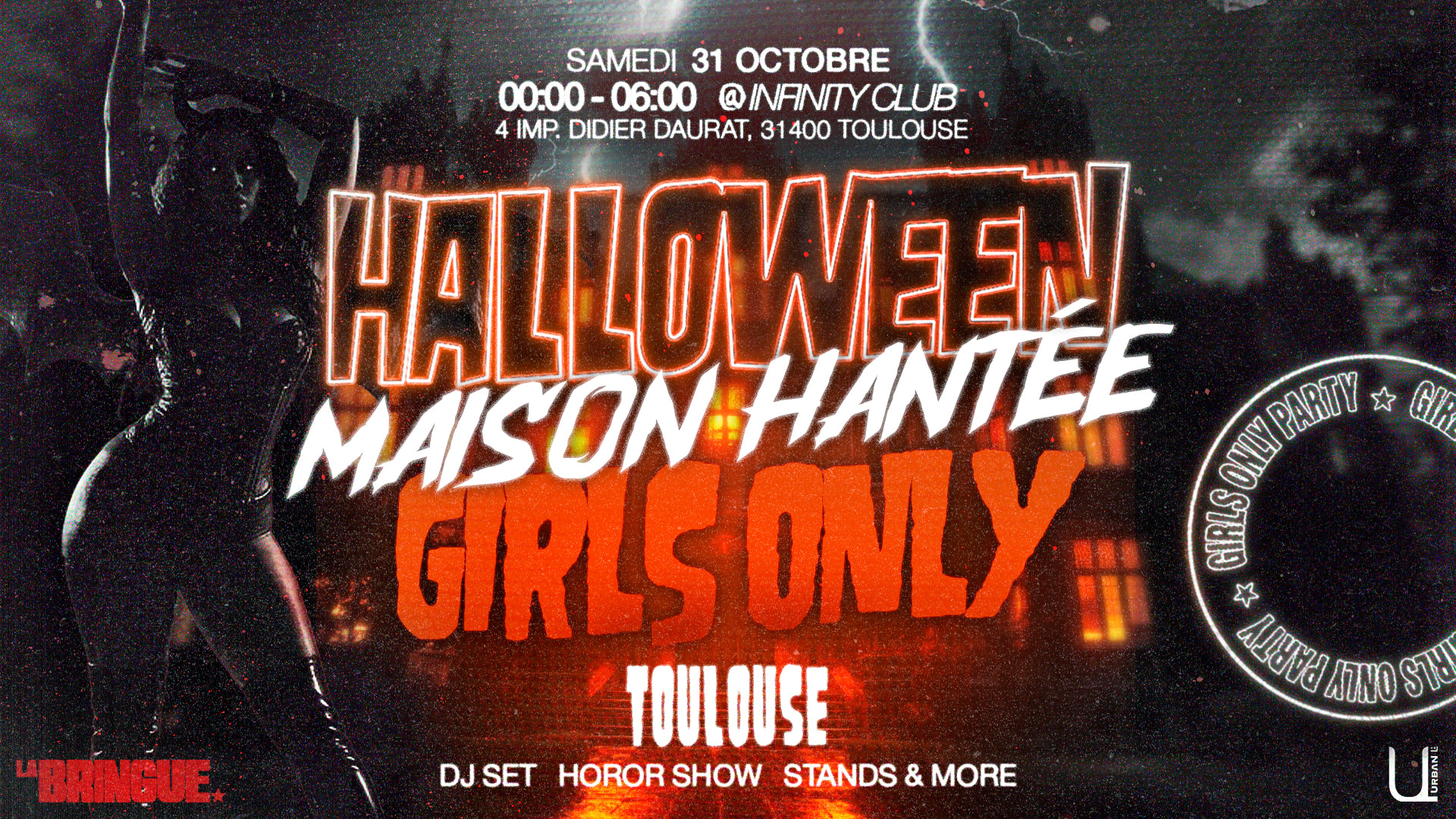 La Bringue - Halloween Girls Only - Toulouse Cover