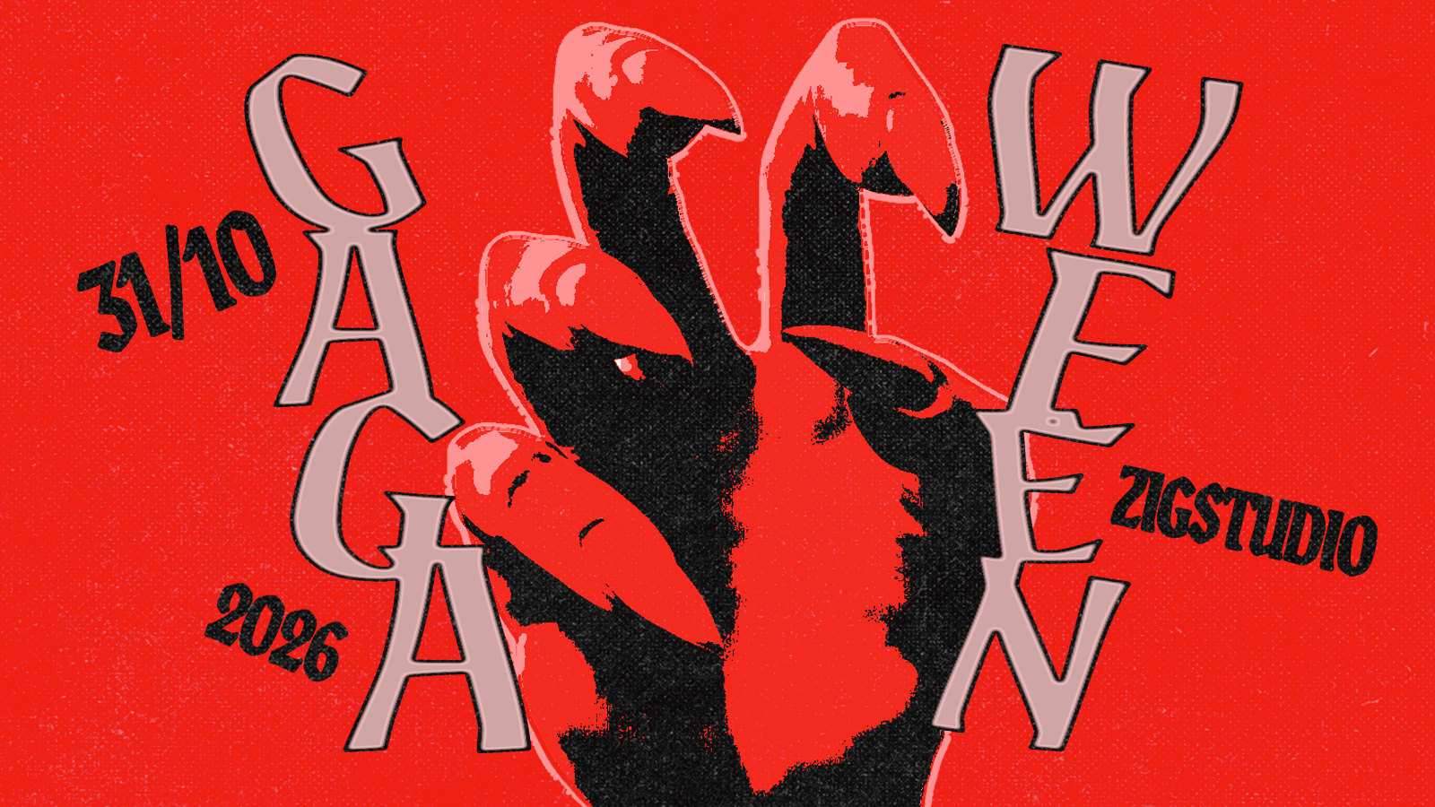 Gagaween 2026: Halloween Da Gaga 31/10 @ Zigstudio Cover