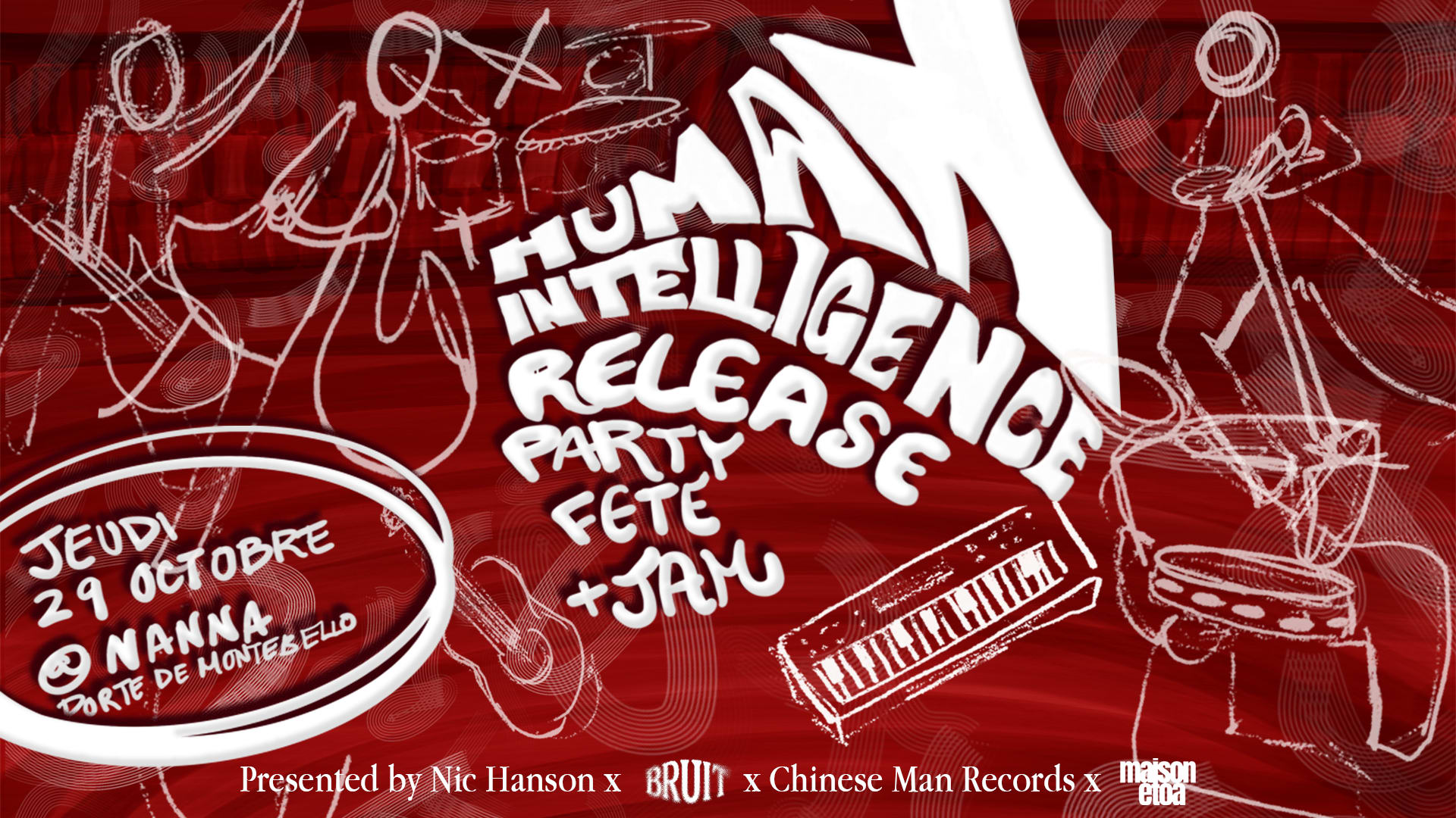 Human Intelligence Release Party Cover