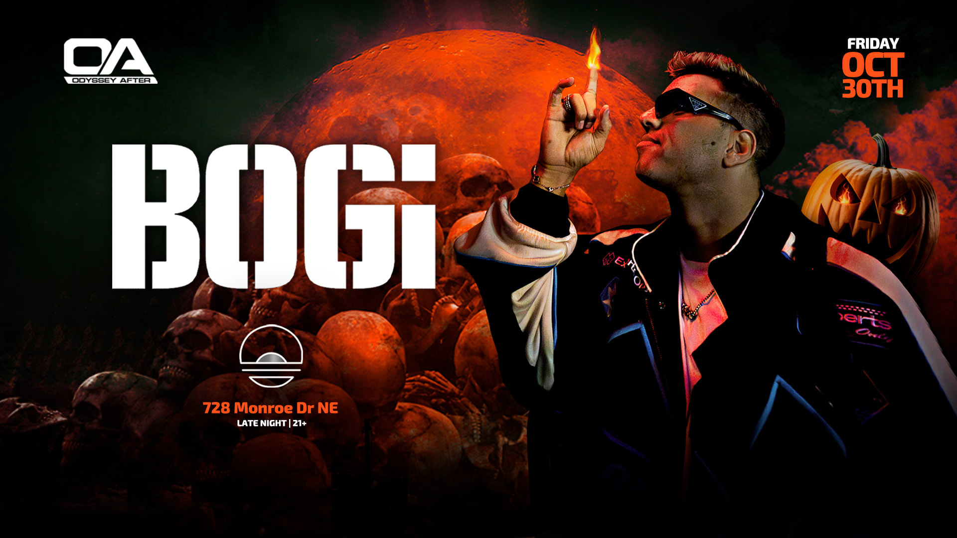 Bogi At Odyssey After Halloween Weekend Cover