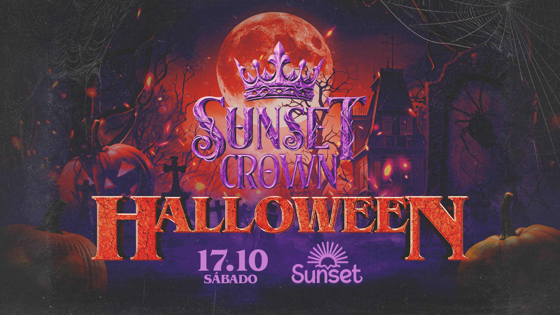 Sunset Crown Halloween Cover
