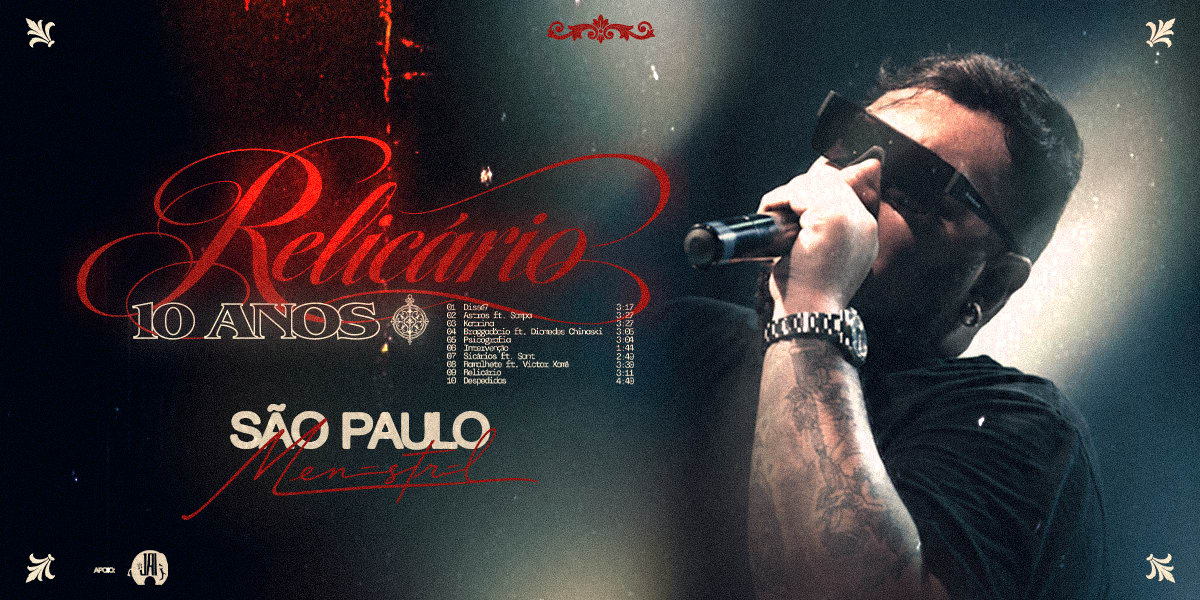 Menestrel - Turnê Relicário 10 Anos - São Paulo Cover