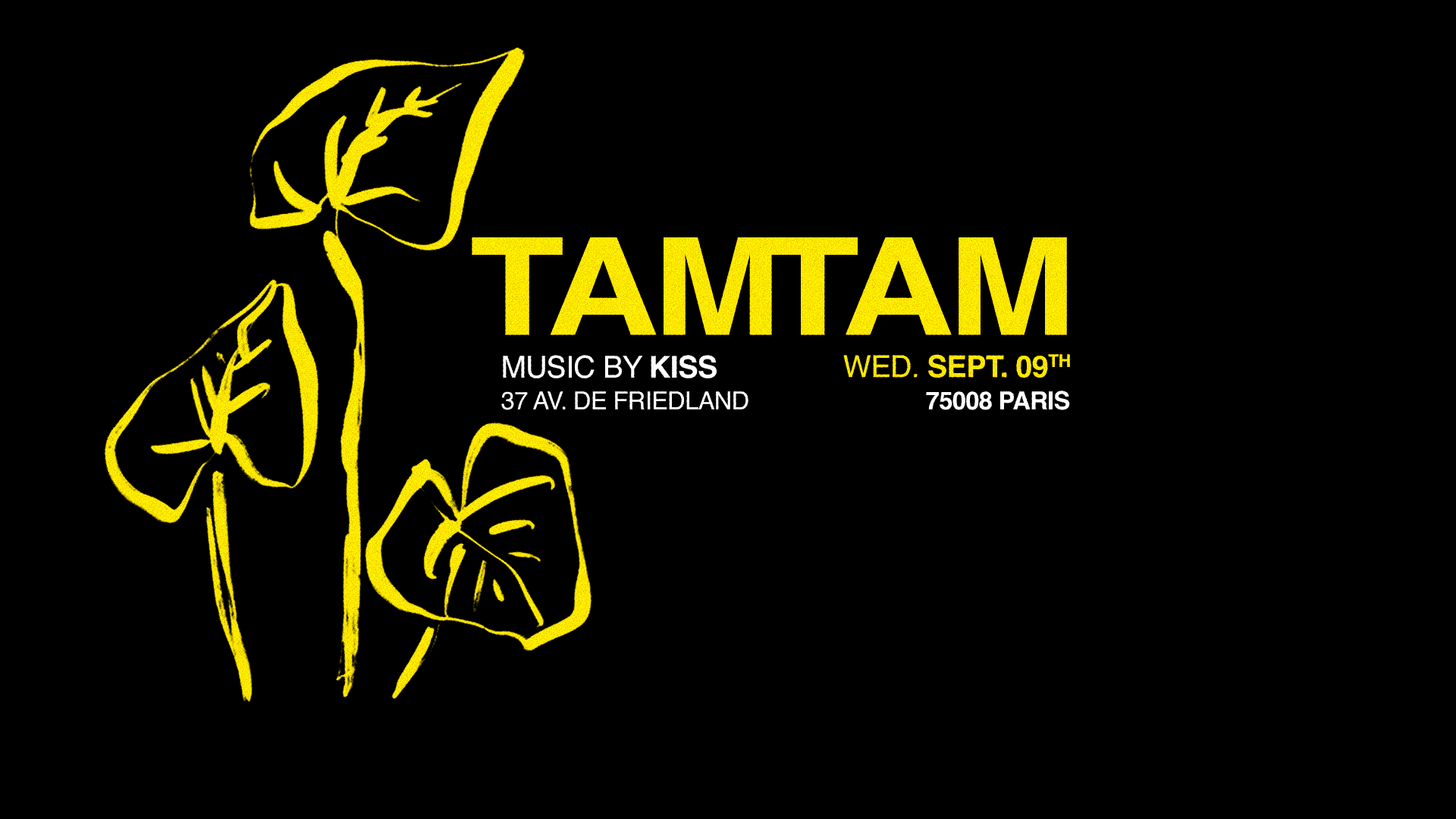 Mercredi 09 Septembre - Tam Tam Cover