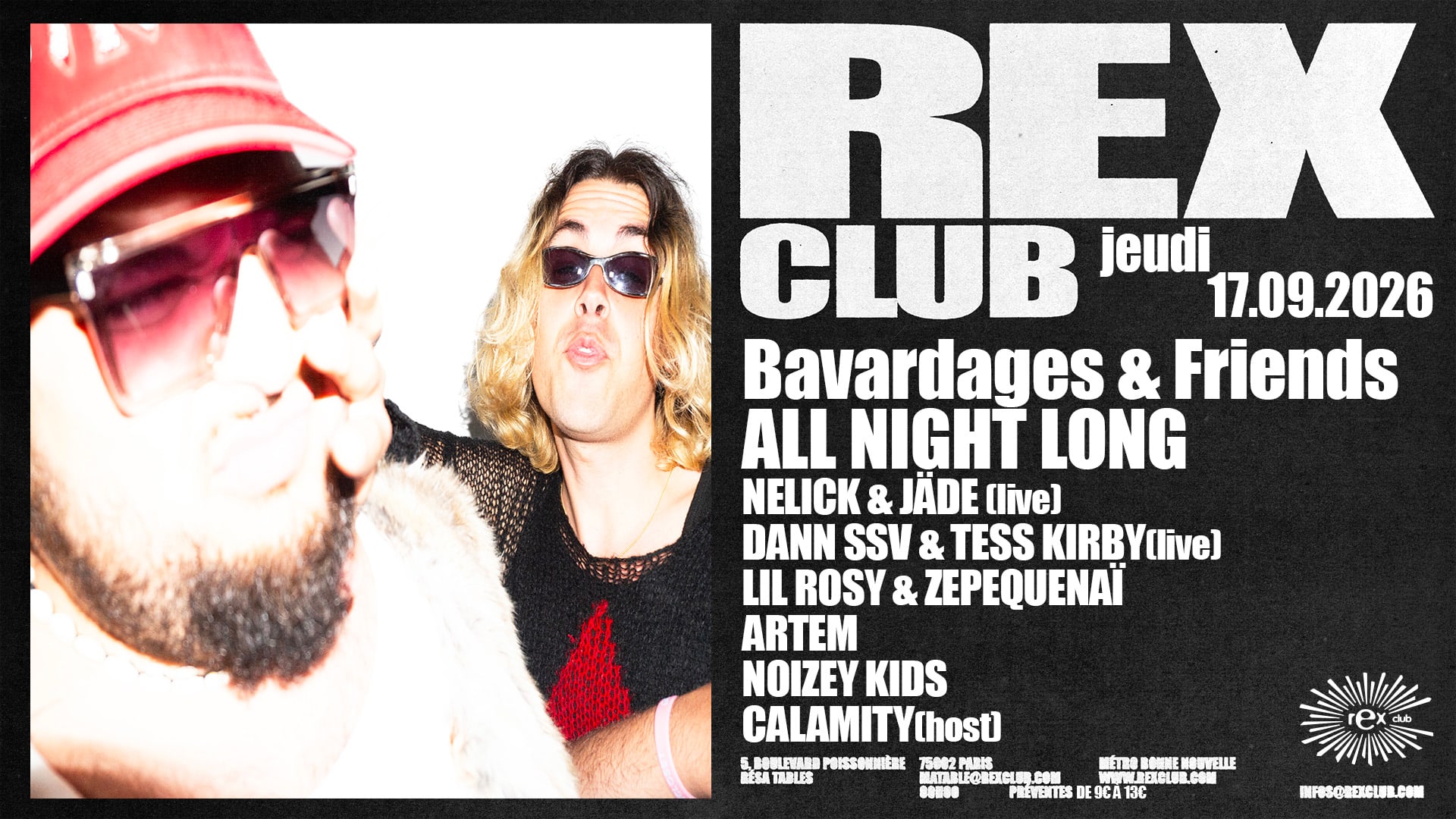 Bavardages & Friends All Night Long Cover