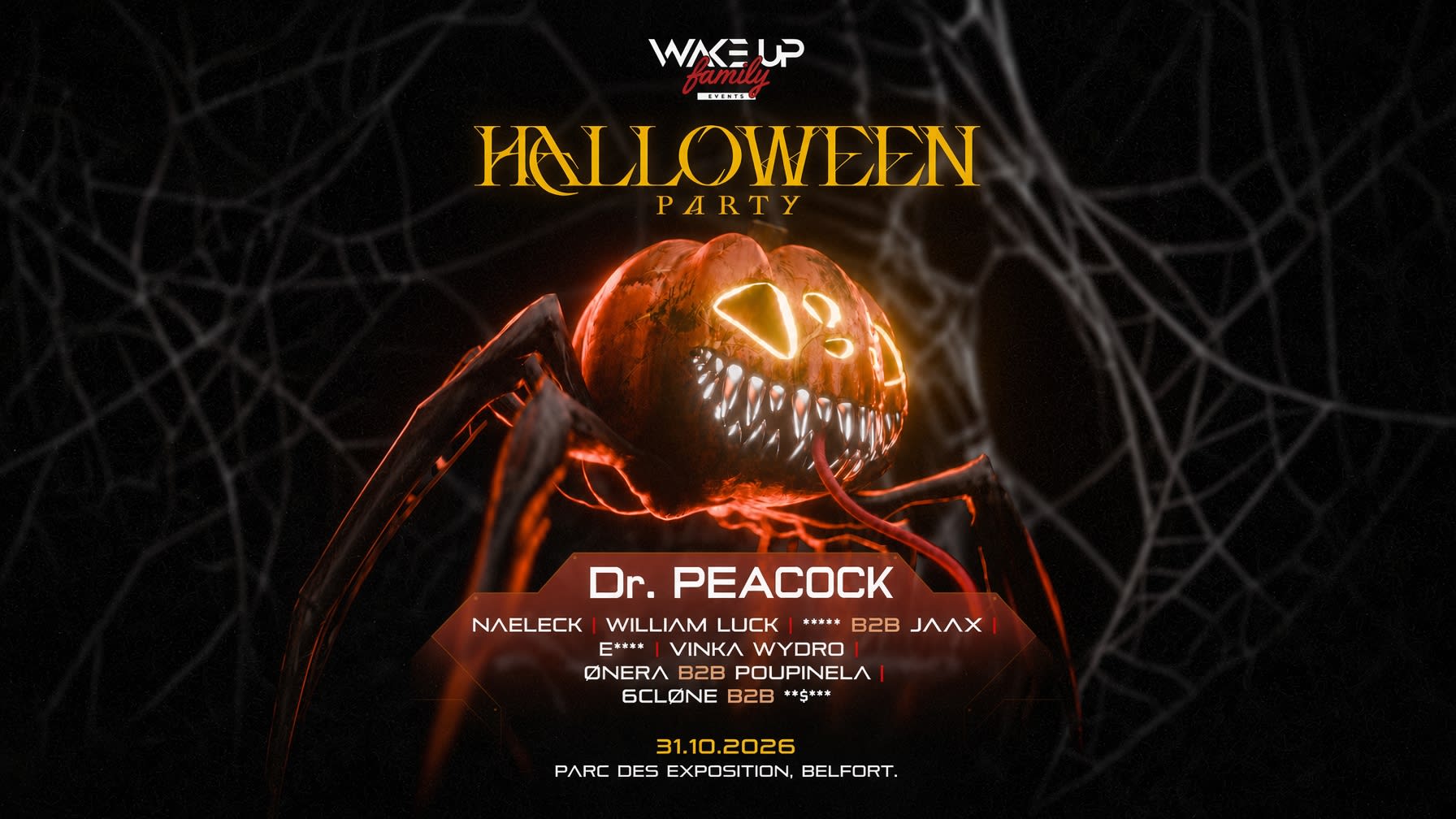 Wake Up Family - Halloween Party Cover
