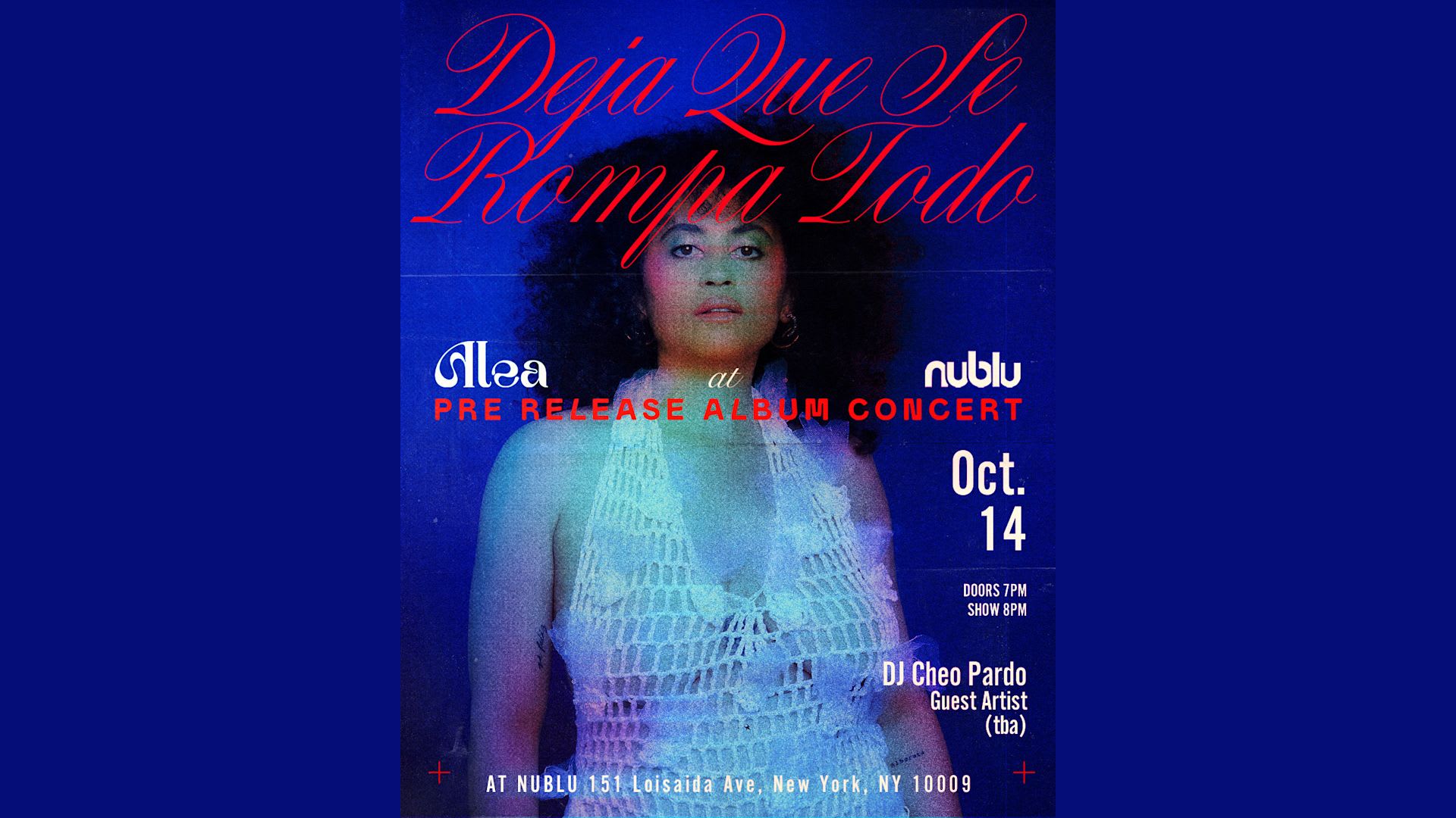 Allea "Pre-Release Album Concert" Cover