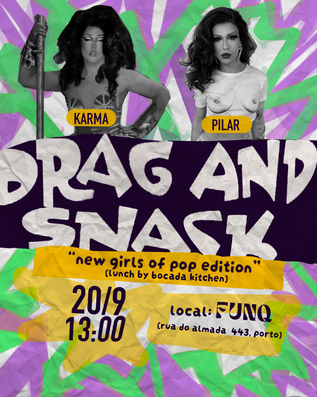 Drag And Snack: New Pop Girls Cover