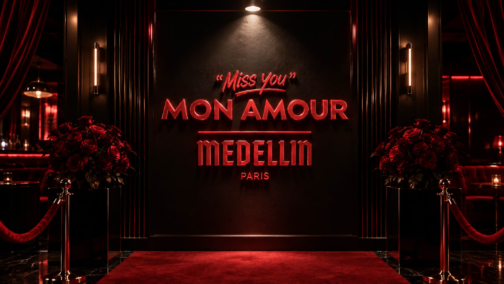 Miss You Mon Amour @ Medellin Paris - Dimanche 4 Octobre Cover