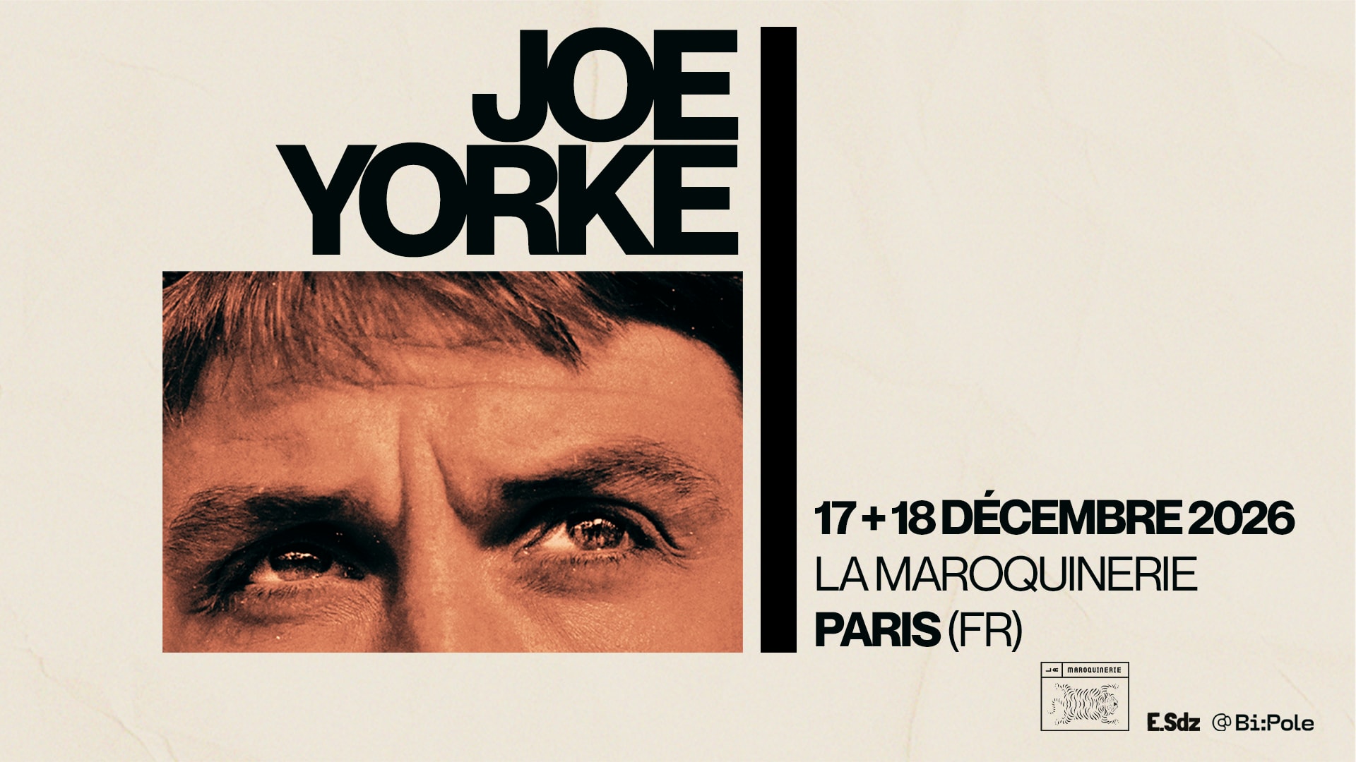 Joe Yorke + 1ère Partie @ La Maroquinerie Cover