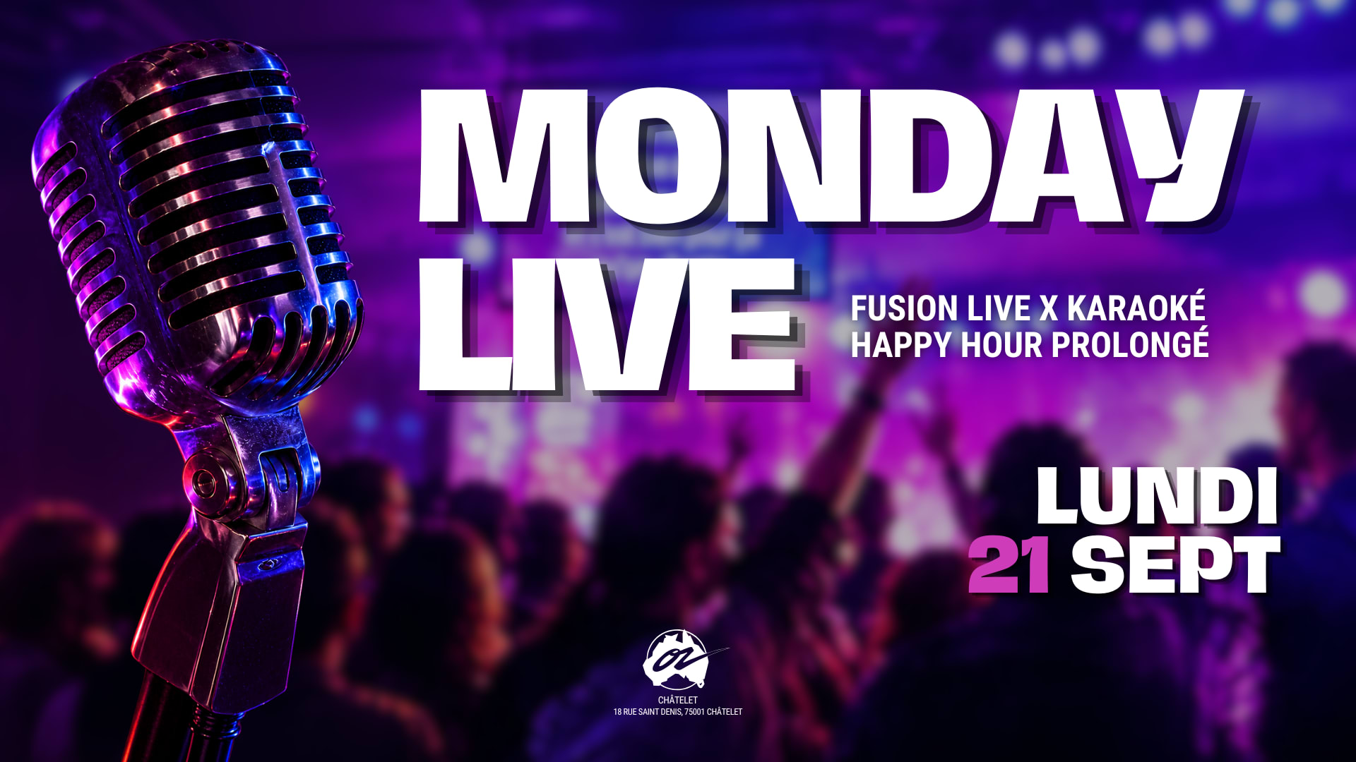 Monday Live  - 21/09 Cover