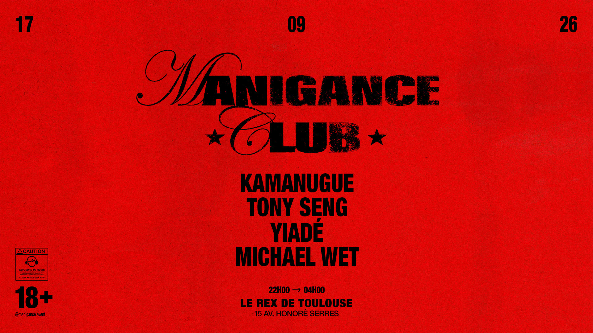 Manigance Club #11 Cover