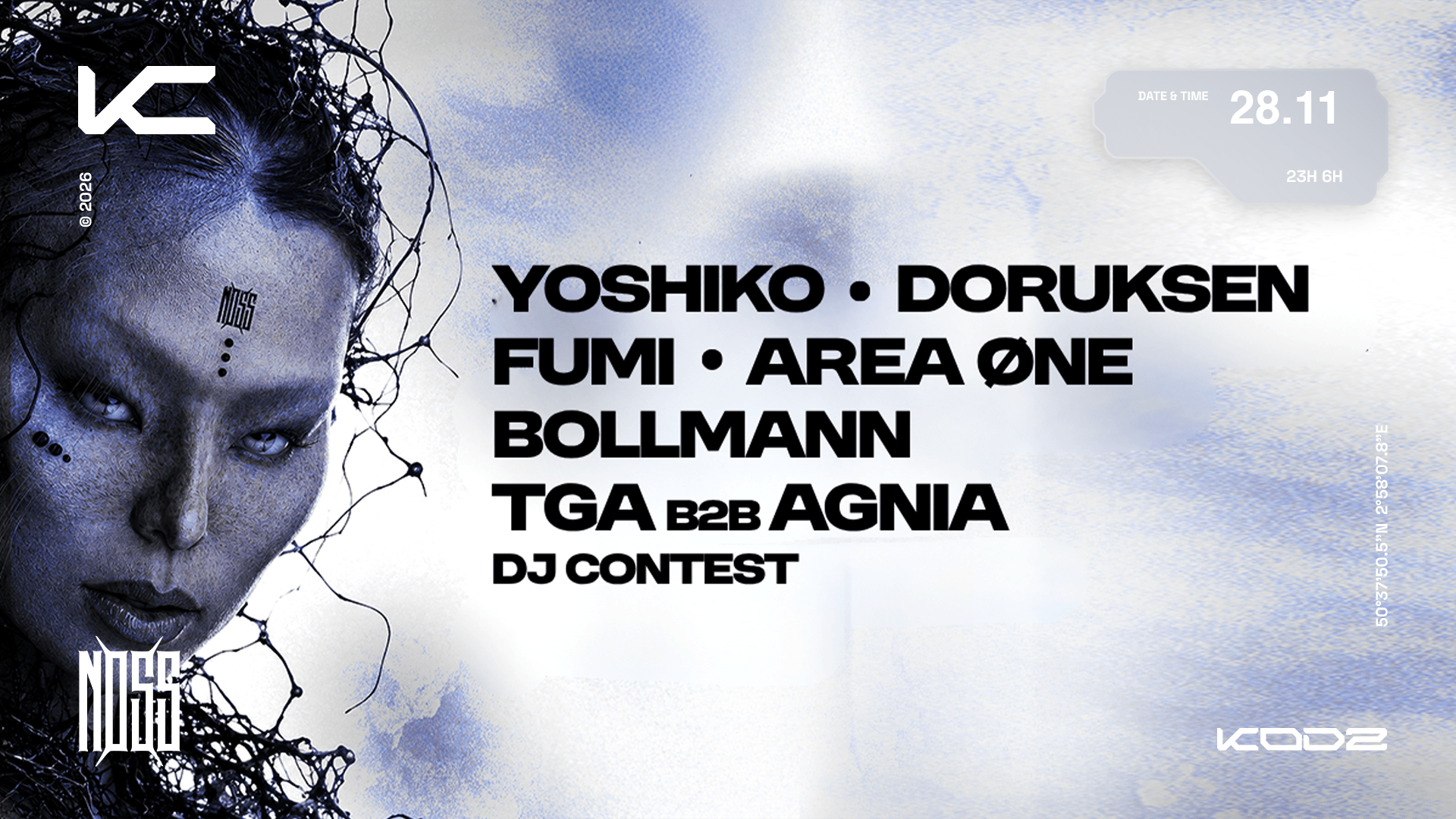 Kodz X Noss Present :  Yoshiko, Doruksen, Area One, Fumi... Cover