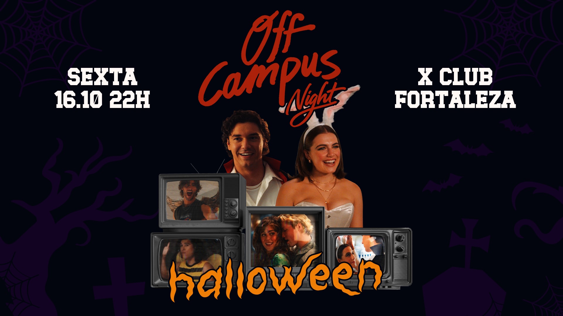 Off Campus Night Halloween Em Fortaleza Cover