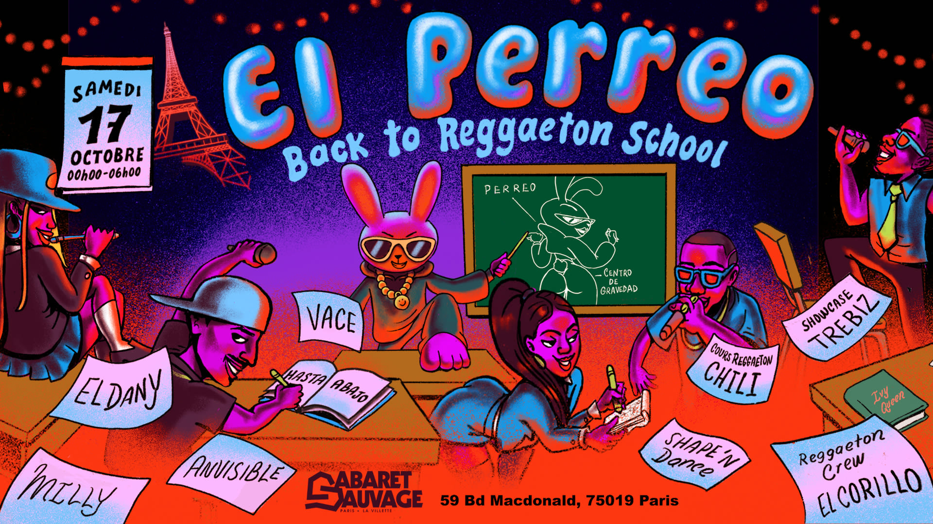 El Perreo ¡ Back To Reggaeton School ! • 17.10.26 Cover