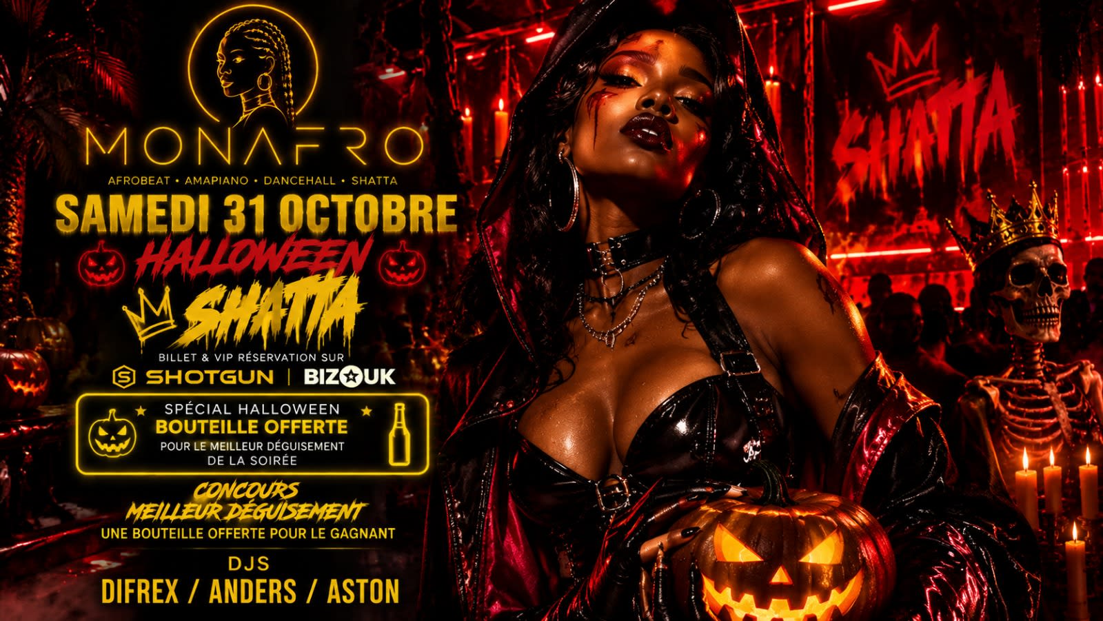 Monafro Se Deguise 🎃Haloween Party🎃 Cover
