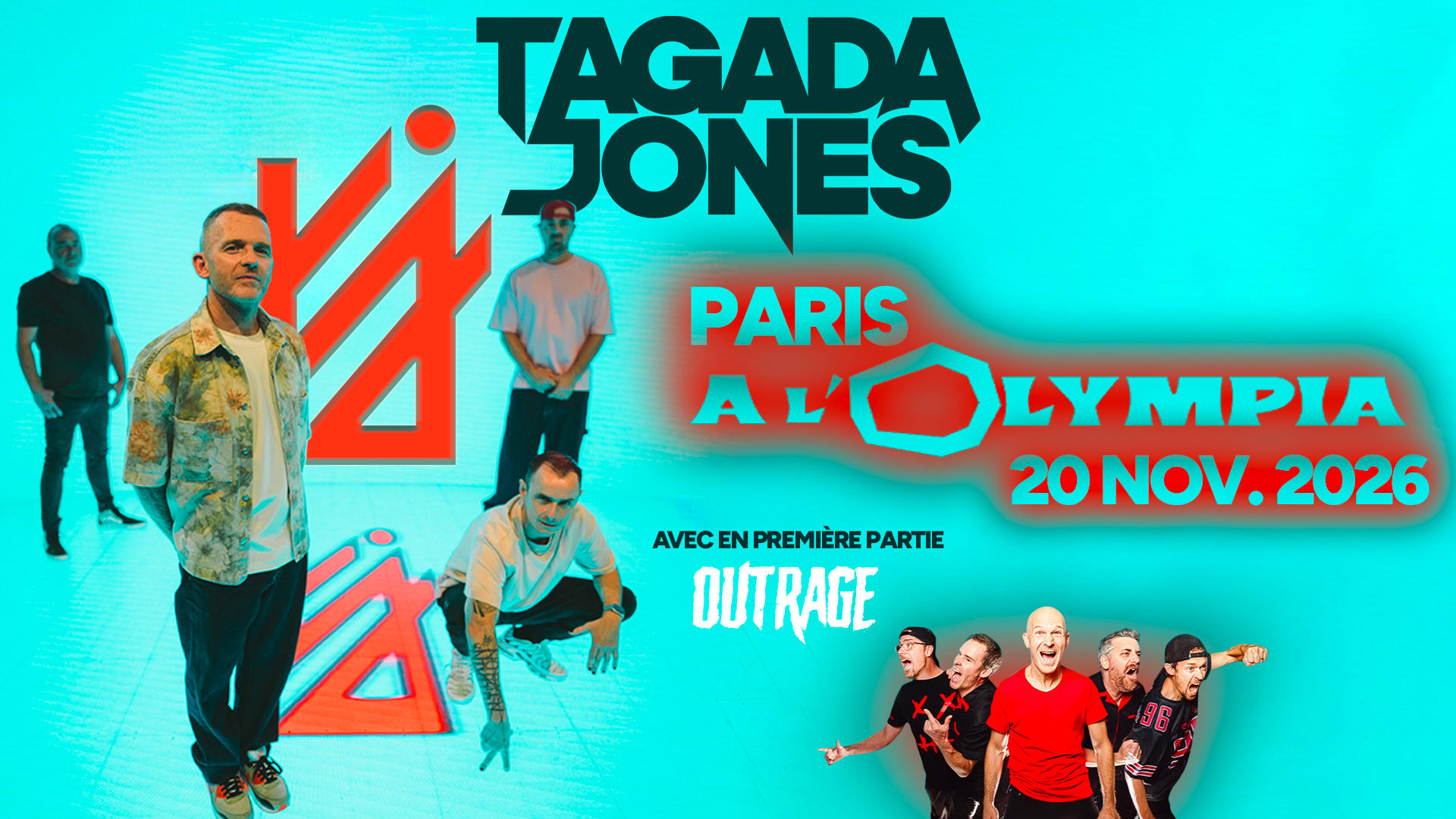 Tagada Jones + Outrage À L'olympia Cover
