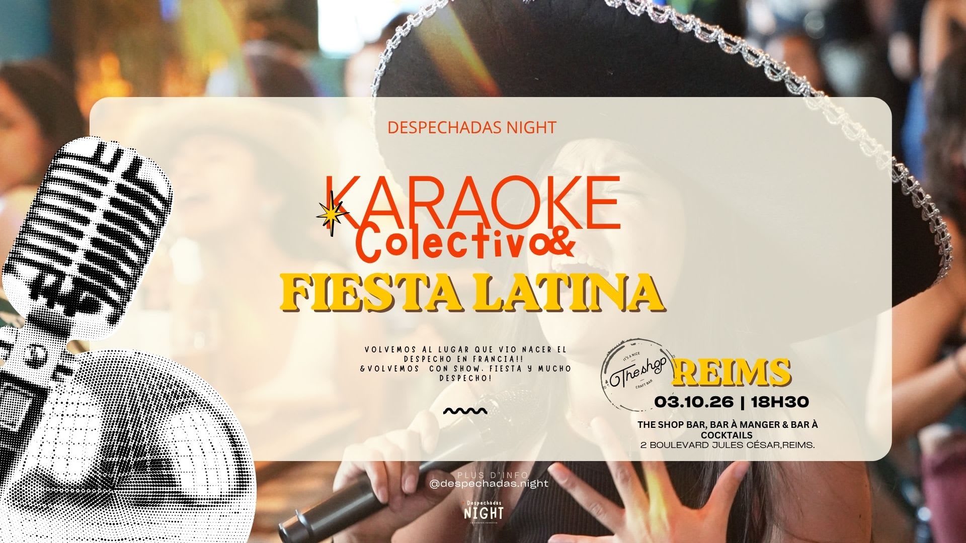 Karaoke Colectivo & Fiesta Latina! Cover