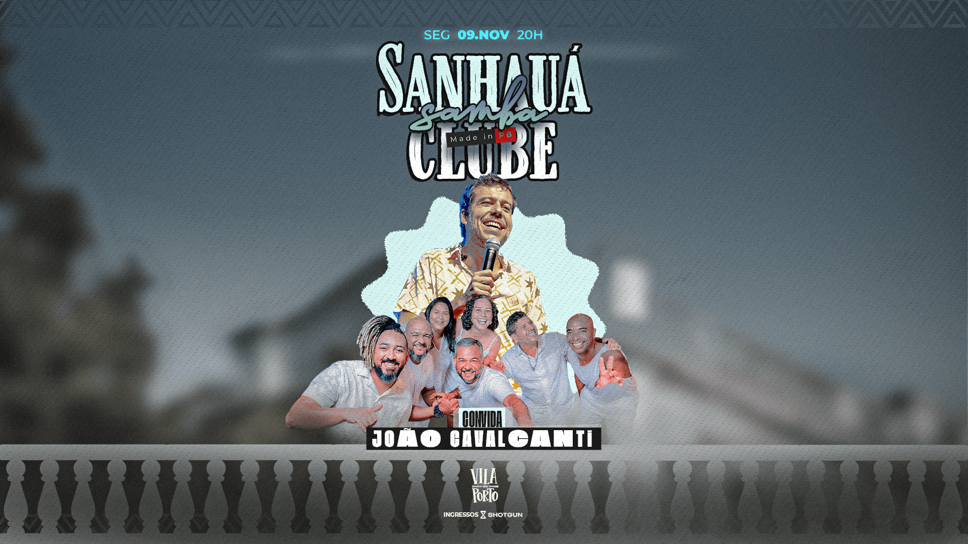 Sanhauá Samba Clube // 09.11 // Convida João Cavalcati Cover