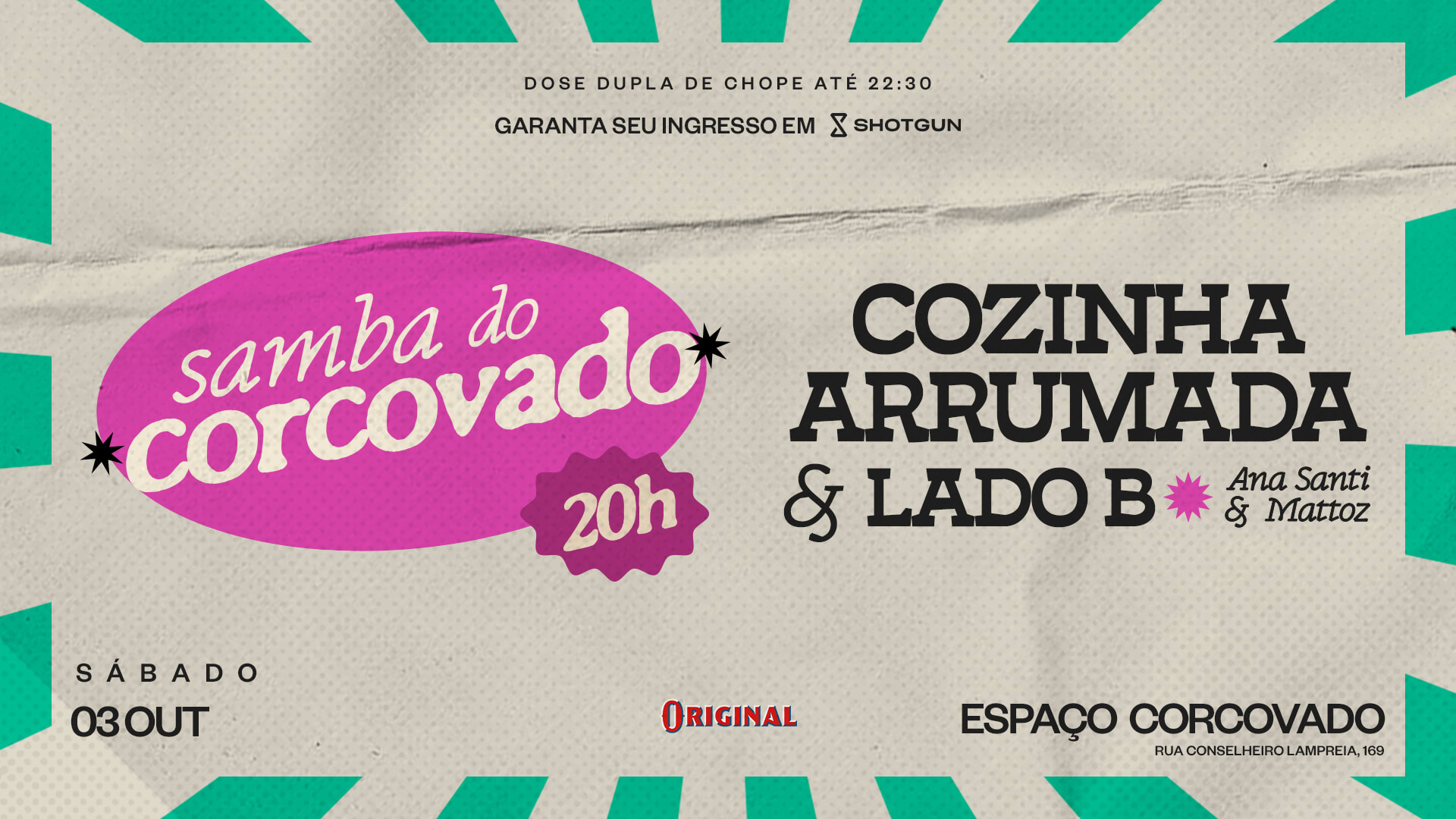 Cozinha Arrumada E Lado B No Samba Do Corcovado • 03/10 Cover
