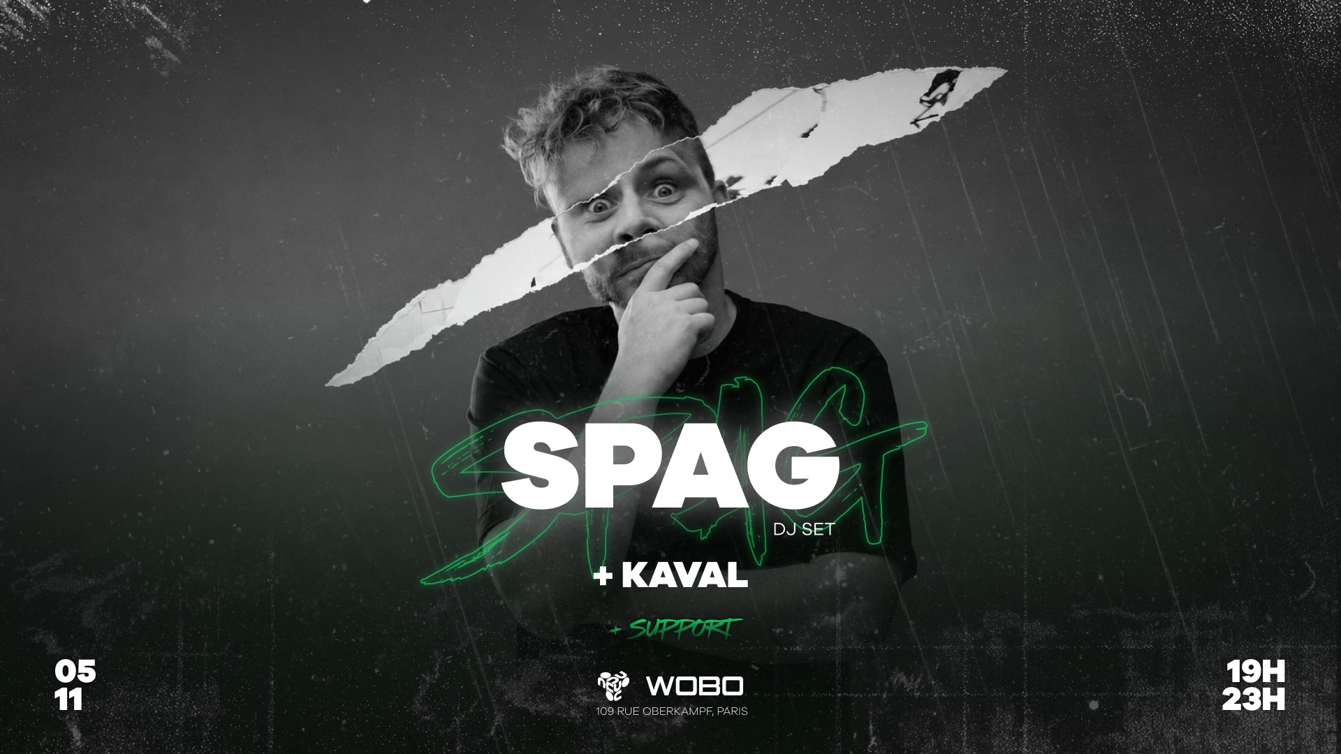 Wobo Presents - Spag - Nouveau Casino Cover