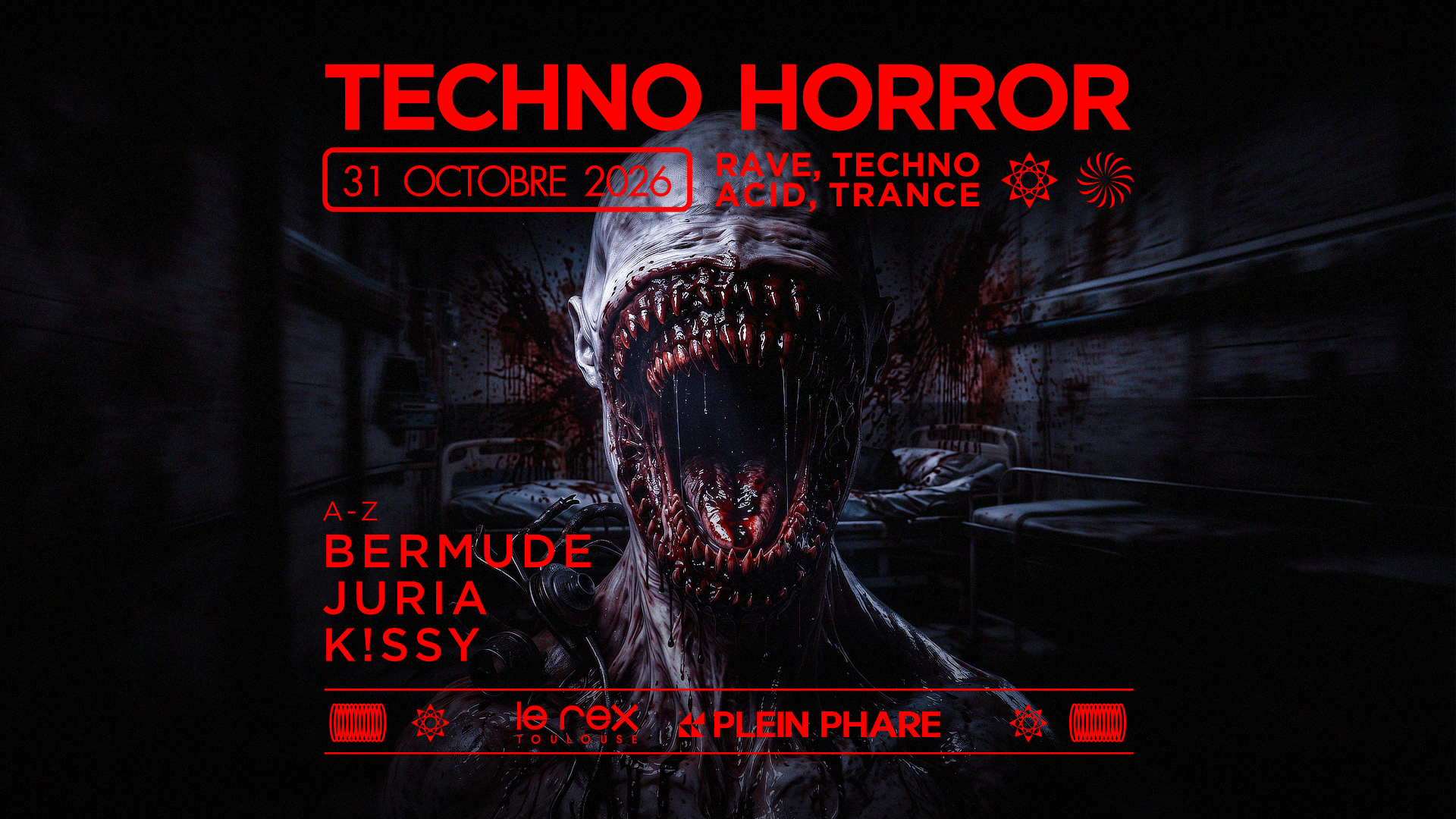 Techno Horror X Plein Phare (Techno, Trance, Hard Techno) Cover