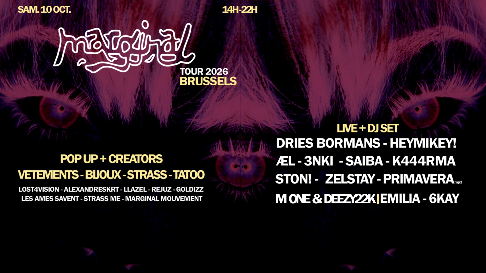 Marginal Tour : Brussels Cover