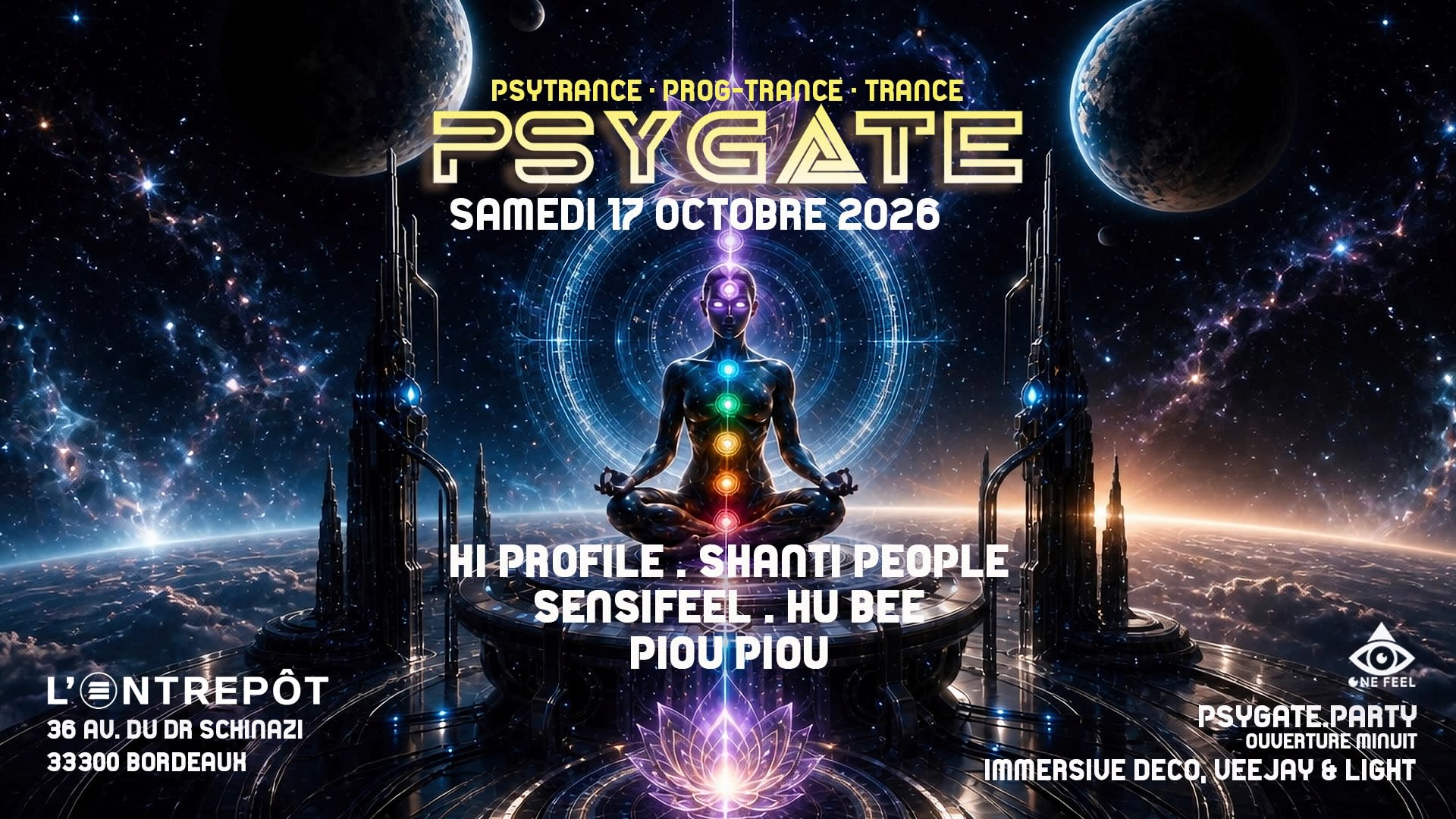Psygate // Hi Profile - Shanti People - Sensifeel - Hu Bee Cover