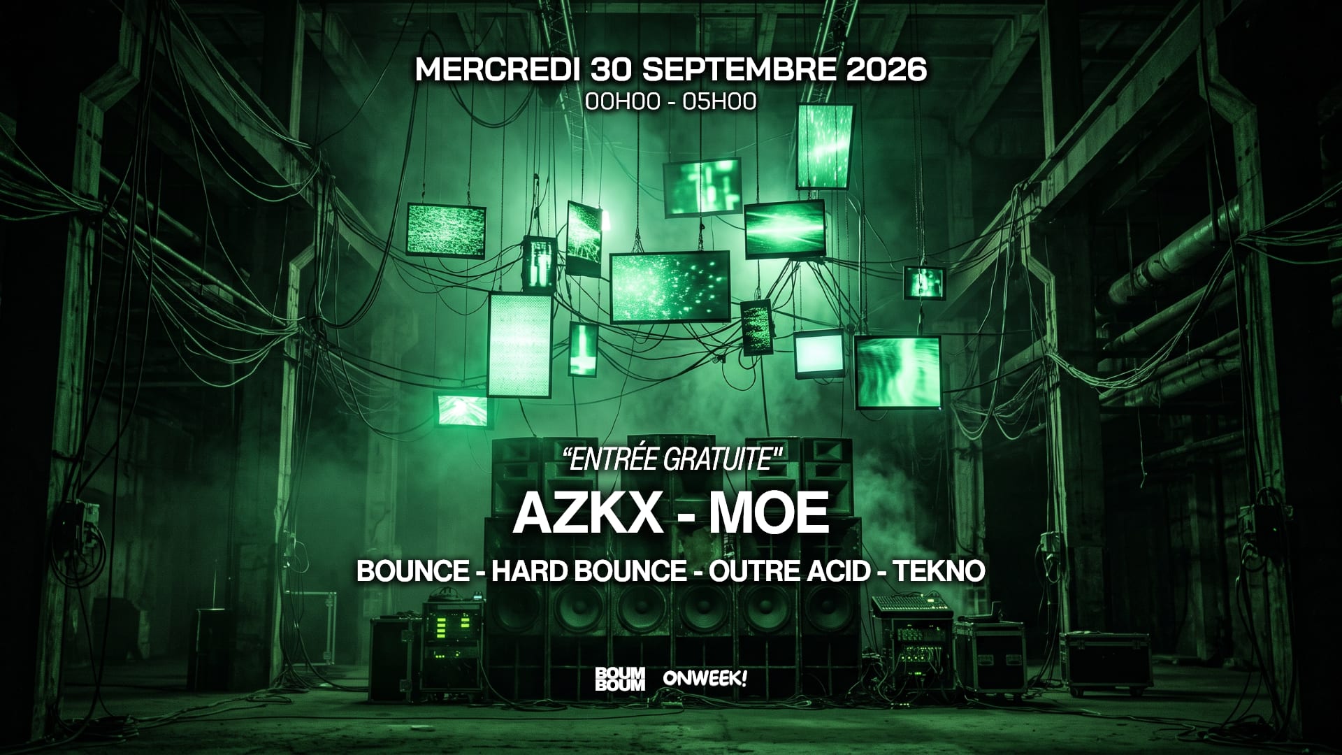 Boum Boum : On Week! (Entrée Gratuite) Cover