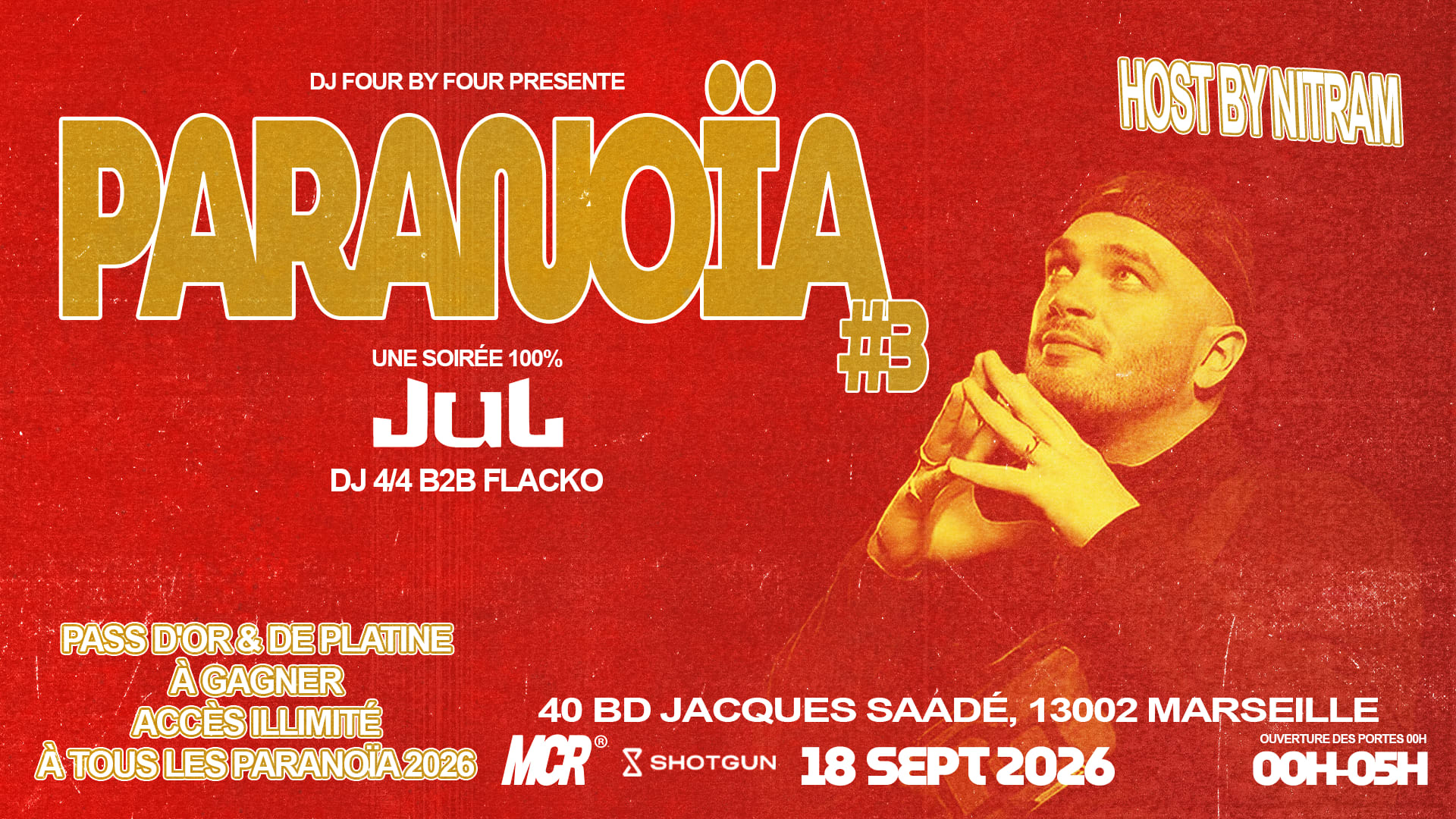 Paranoïa #3 - Soirée 100% Jul Cover