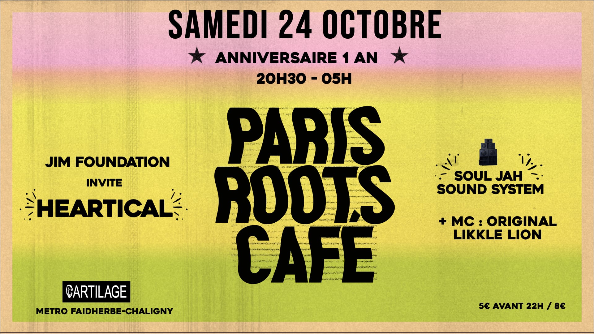 Paris Roots Café Cover
