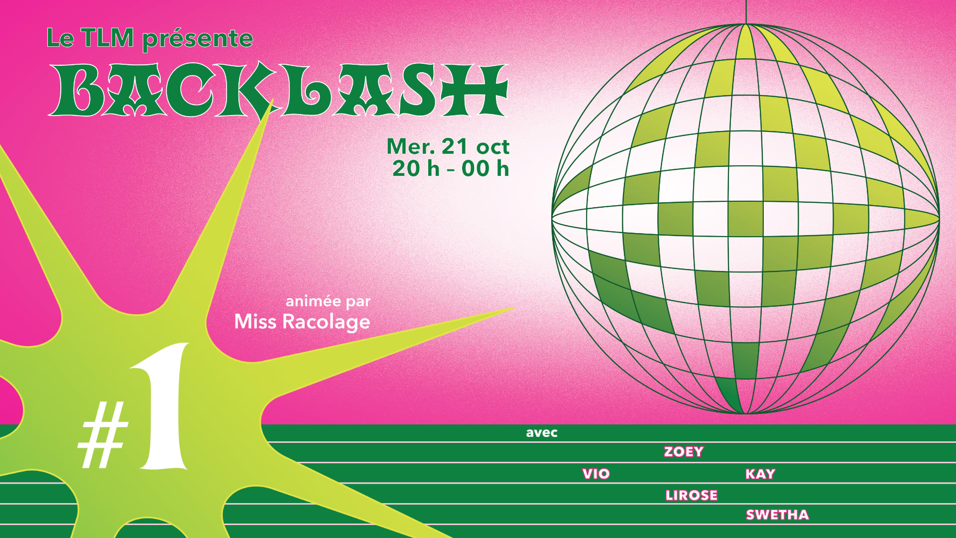 Backlash #1 - Vio, Kay, Lirose, Zoey & Swetha Cover