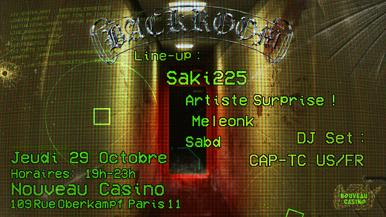 Backroom Festival Vol.1 Cover