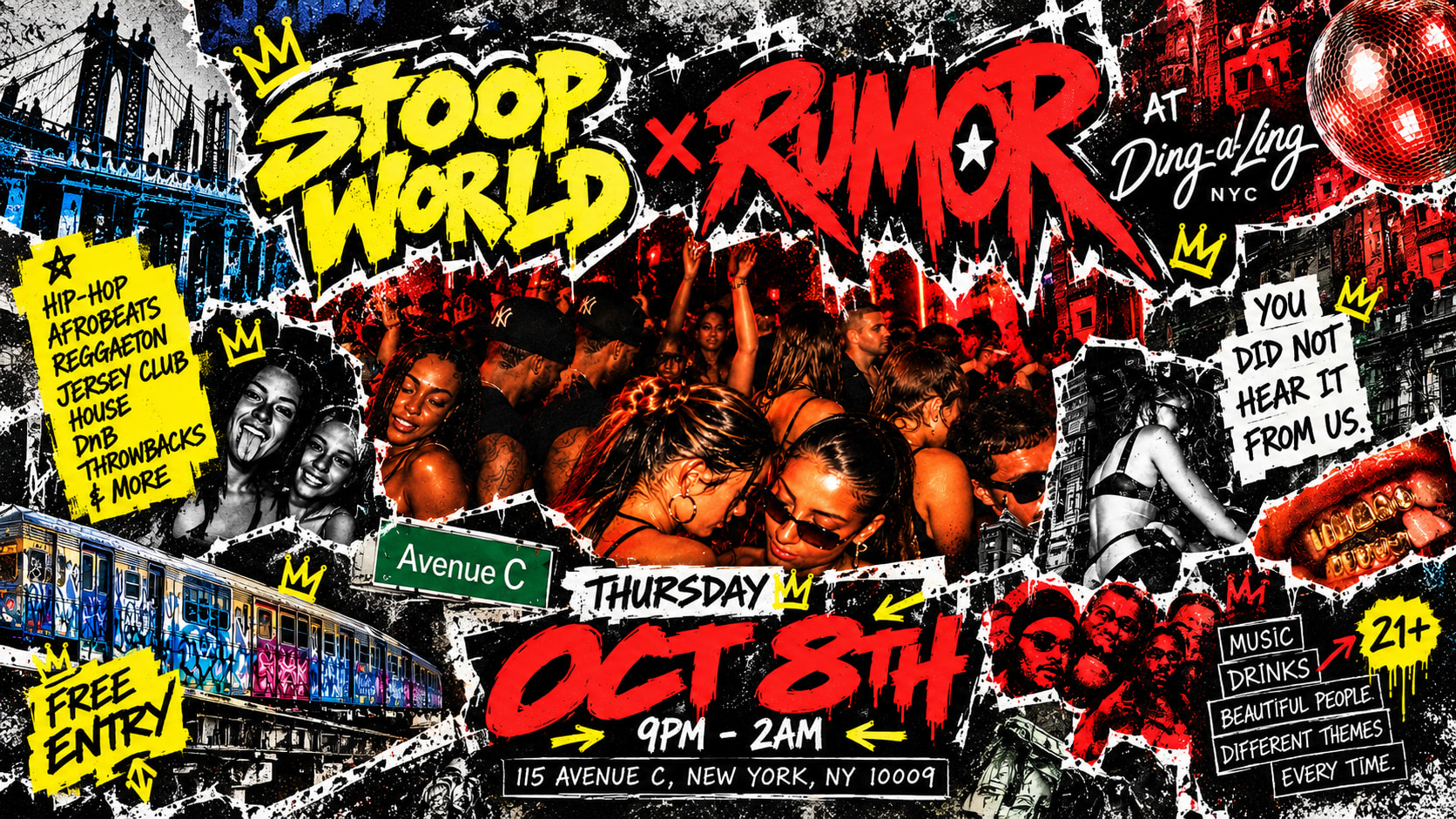 Rumor X Stoop World At Ding-A-Ling Cover