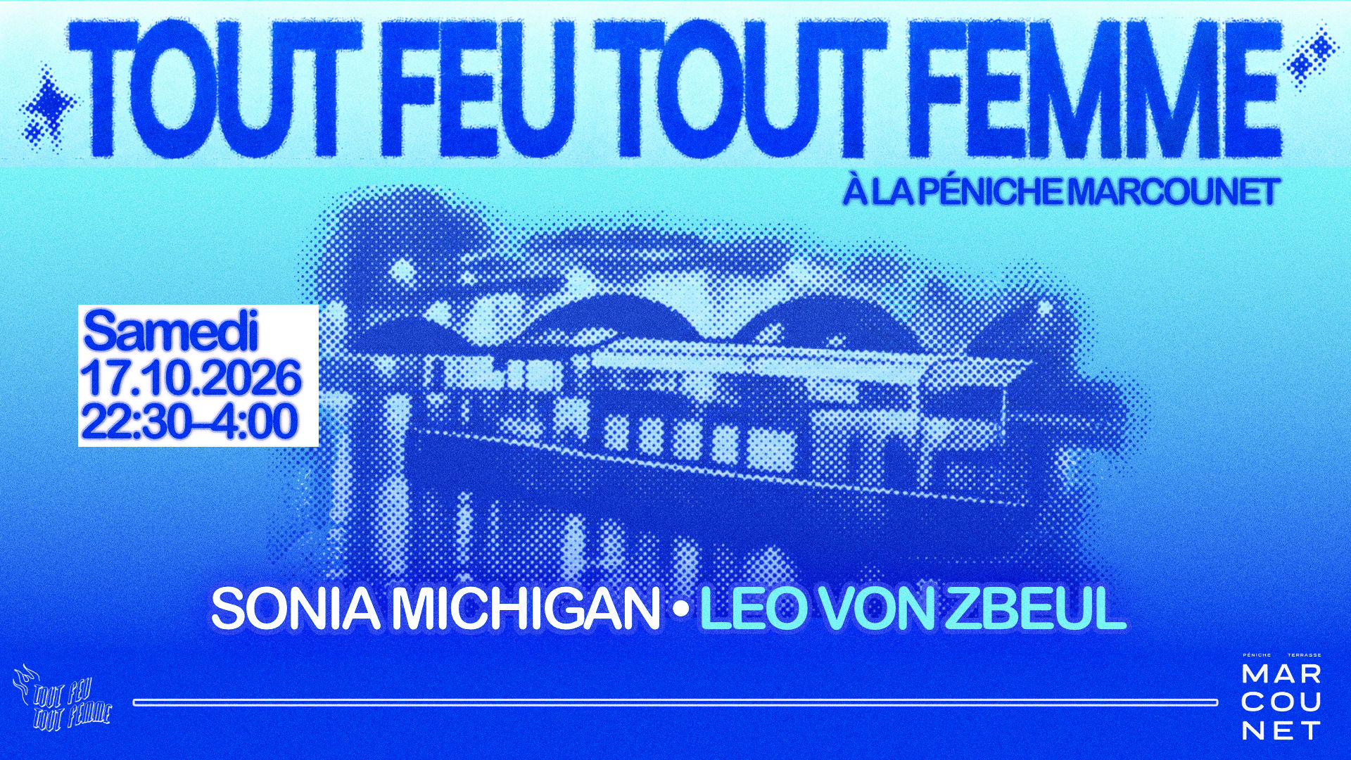 Tout Feu Tout Femme X Péniche Marcounet Cover