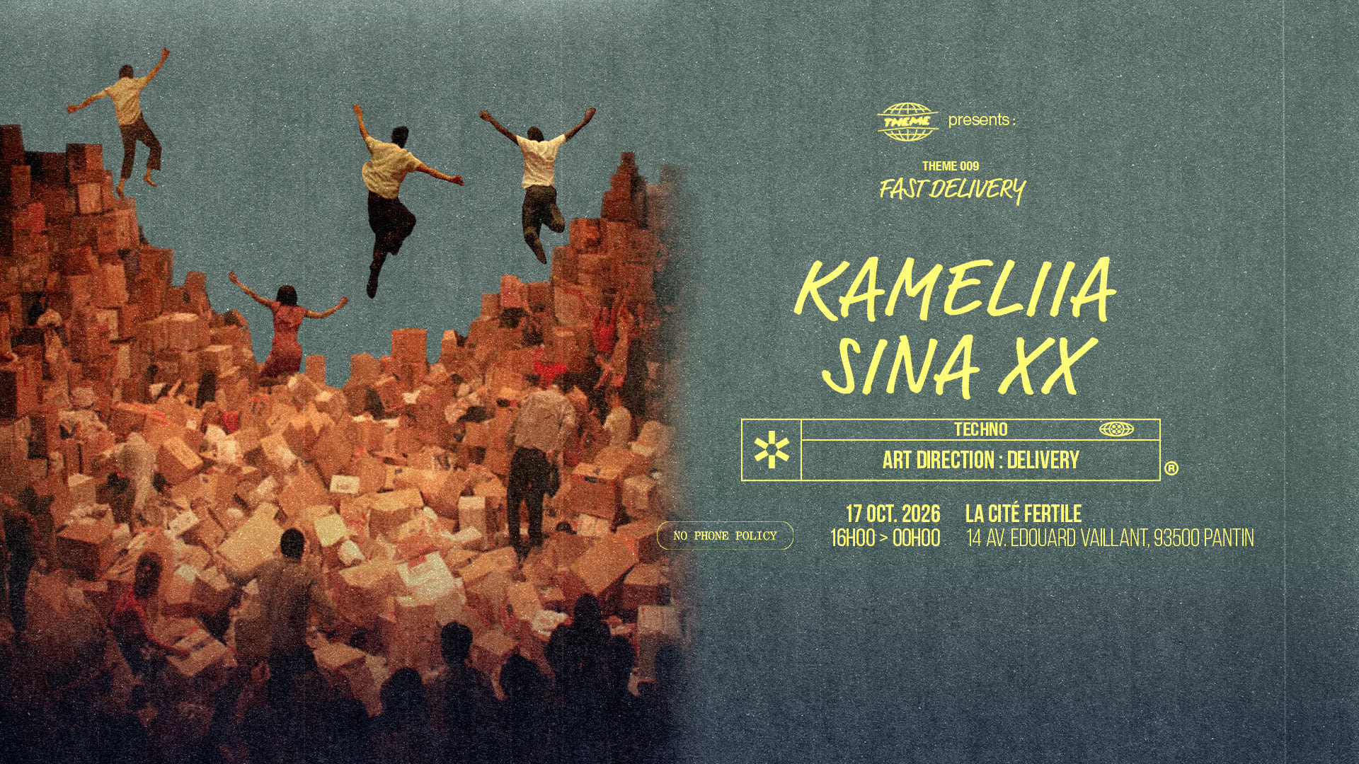 Kameliia - Sina XX - Cité Fertile - Theme 009: Fast Delivery Cover