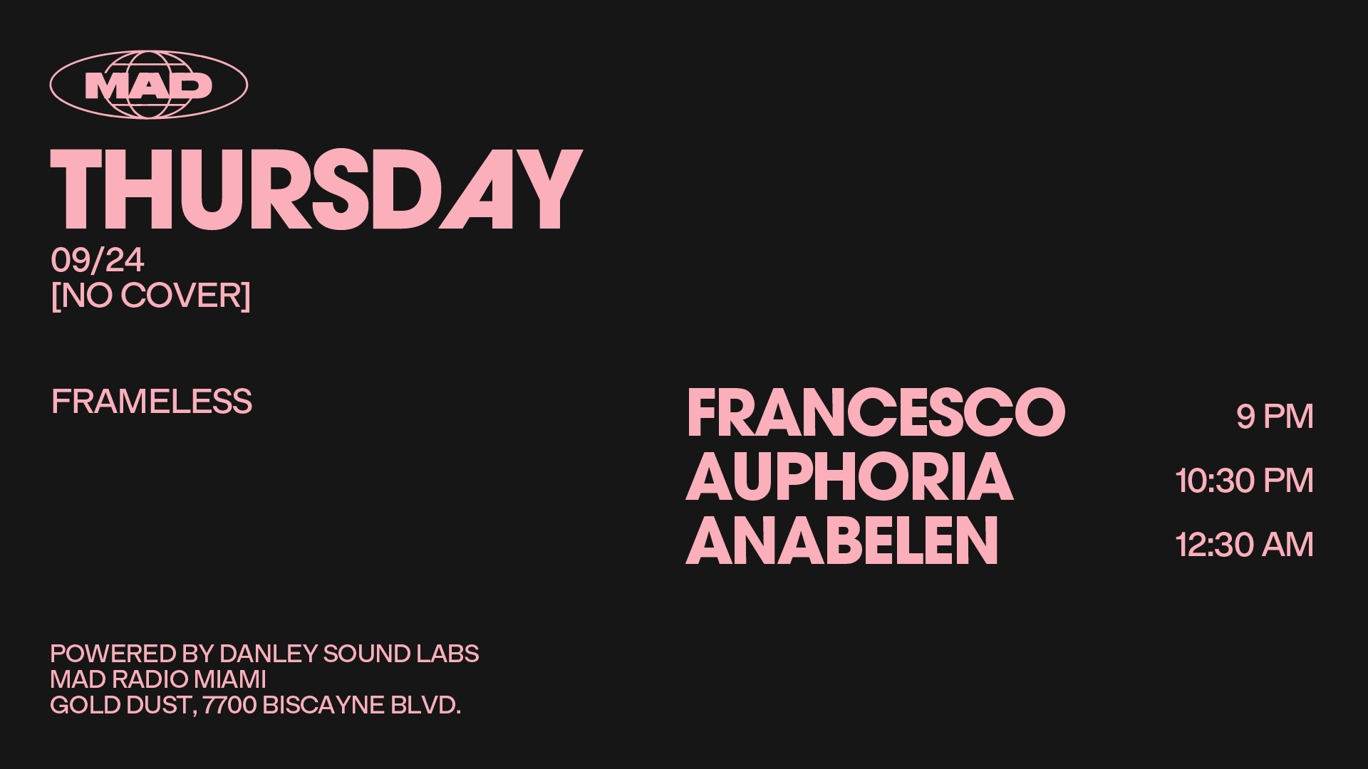 Frameless: Francesco / Auphoria / Anabelen Cover